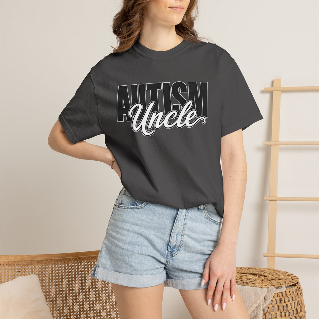 Autism Uncle Shirt Proud Autism Uncle T Shirt Autism Awareness Autism Acceptance Gift Puzzle Heart Special Needs Family Tee