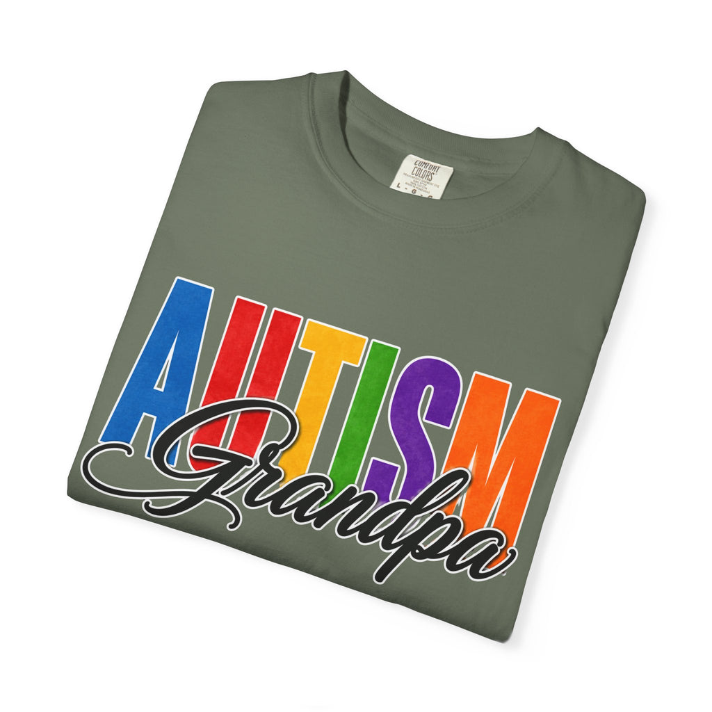 Autism Grandpa Shirt Proud Autism Grandpa T Shirt Autism Awareness Autism Acceptance Gift Puzzle Heart Special Needs Grandpa Tee