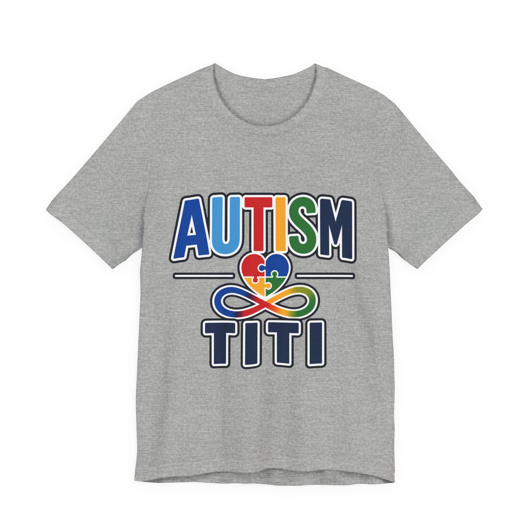 Autism Titi Shirt | Proud Autism Aunt T-Shirt | Spanish Tía Puzzle Heart Infinity Design | Autism Awareness & Acceptance Gift