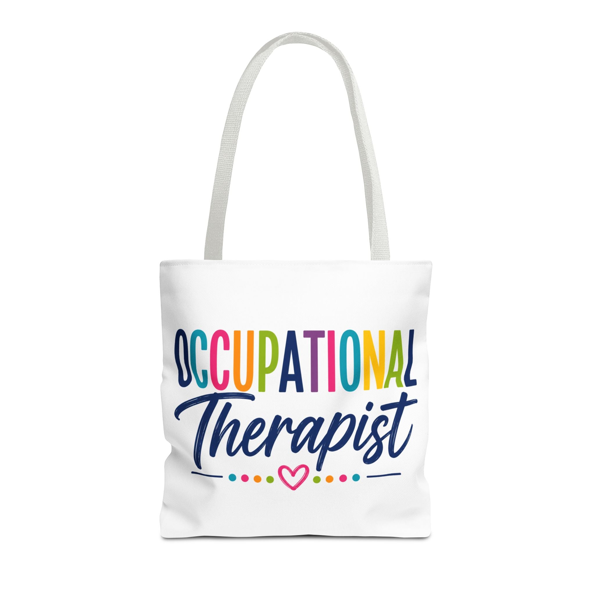 Occupational Therapist Tote Bag | Rainbow Script Healthcare Professional