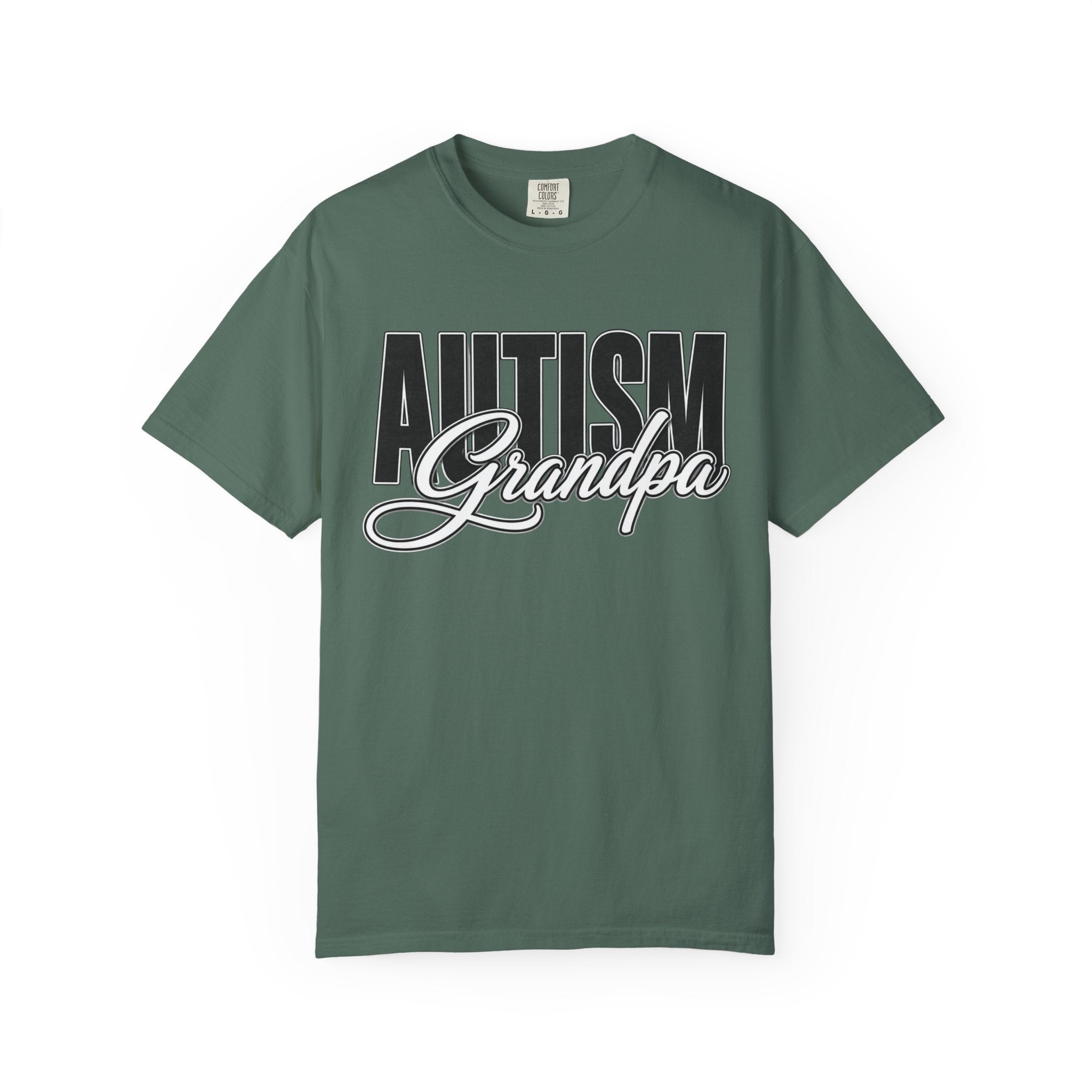 Autism Grandpa Shirt Proud Autism Grandpa T Shirt Autism Awareness Autism Acceptance Gift Puzzle Heart Special Needs Grandpa Tee