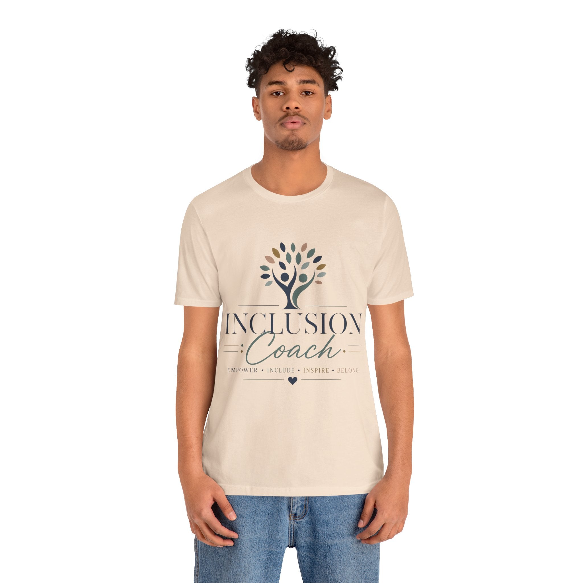 Inclusion Coach T-Shirt | Tree Logo, Empower Inclusivity, Diversity