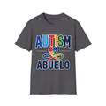 Autism Puzzle Heart Infinity Abuelo T-Shirt | Grandfather Awareness Tee