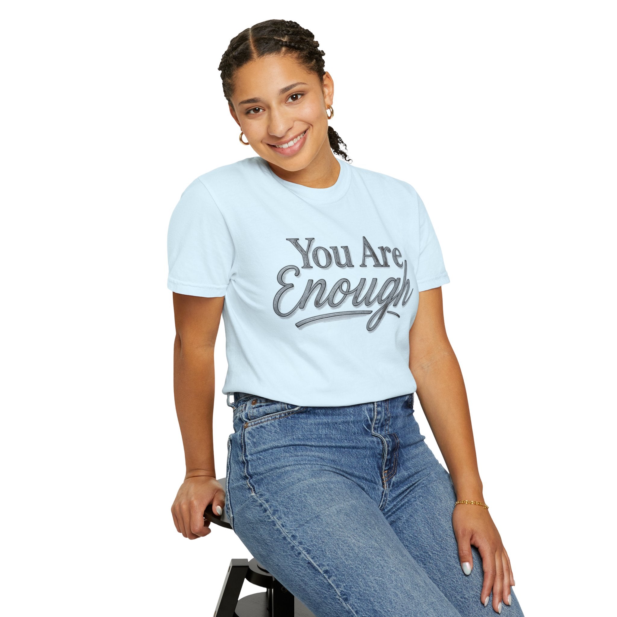 You Are Enough Shirt Inspirational T Shirt Positive Affirmation Tee Mental Health Awareness Shirt Self Love Gift Motivational Apparel