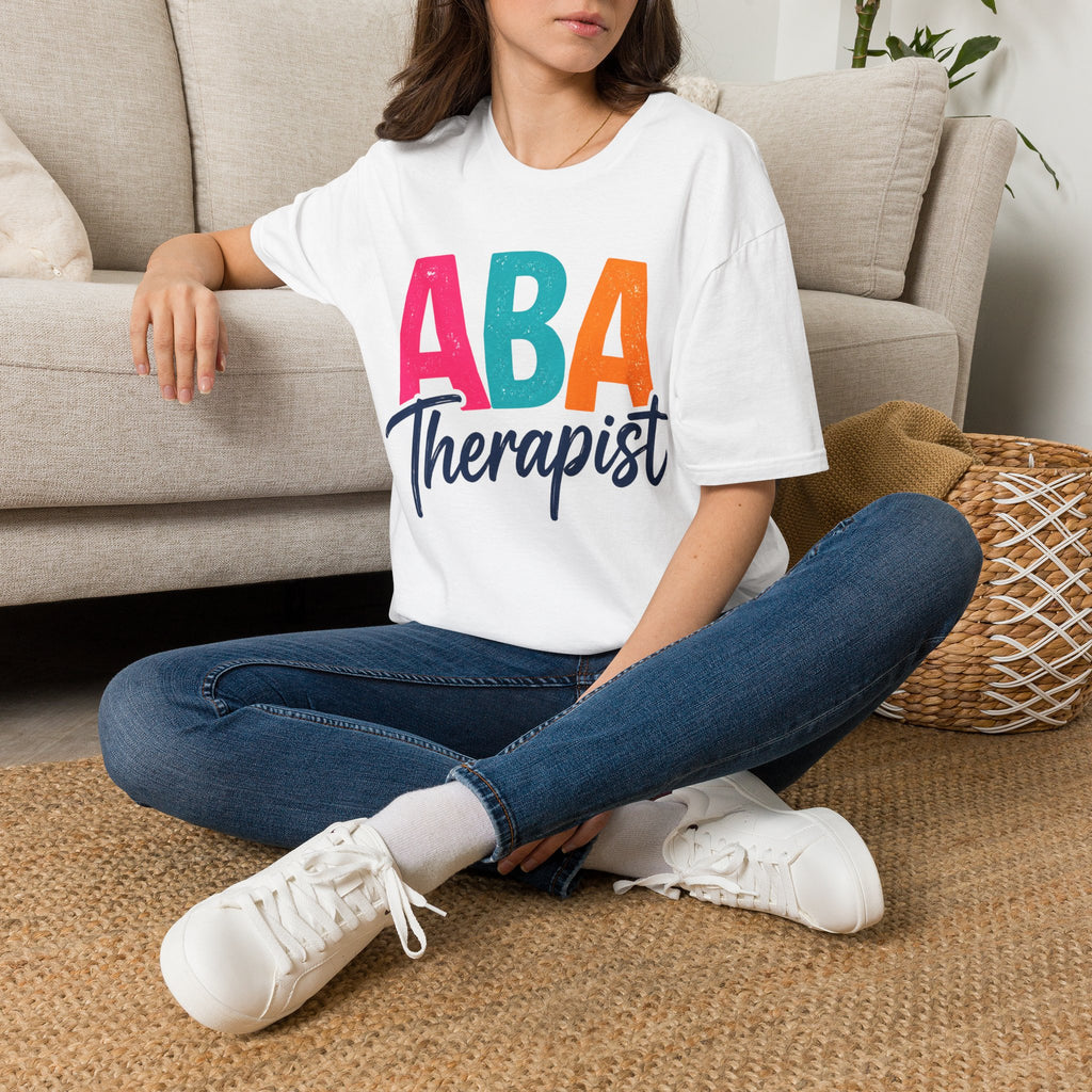 ABA Therapist Shirt  Behavior Technician Gift BCBA RBT Autism Therapist Tee Applied Behavior Analysis Shirt