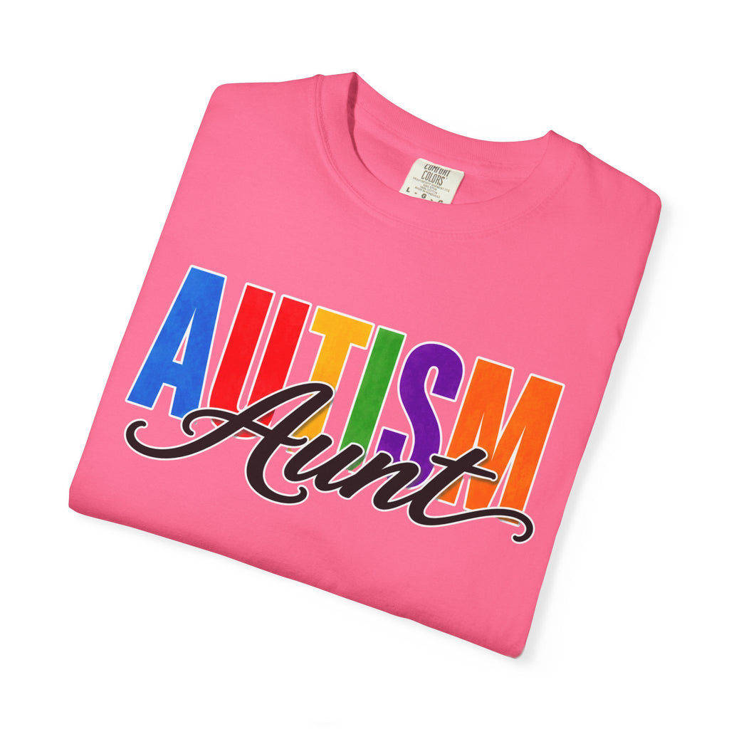 Autism Aunt Shirt Proud Autism Aunt T Shirt Autism Awareness Autism Acceptance Gift Puzzle Heart Special Needs Family Tee