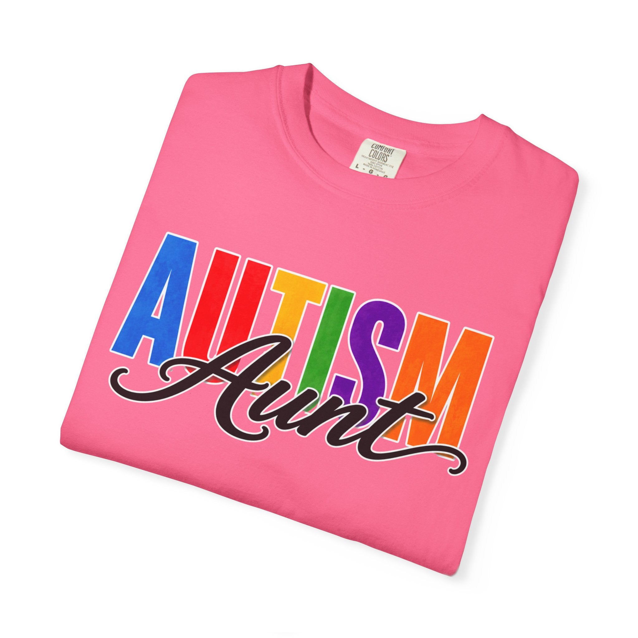 Autism Aunt Shirt Proud Autism Aunt T Shirt Autism Awareness Autism Acceptance Gift Puzzle Heart Special Needs Family Tee