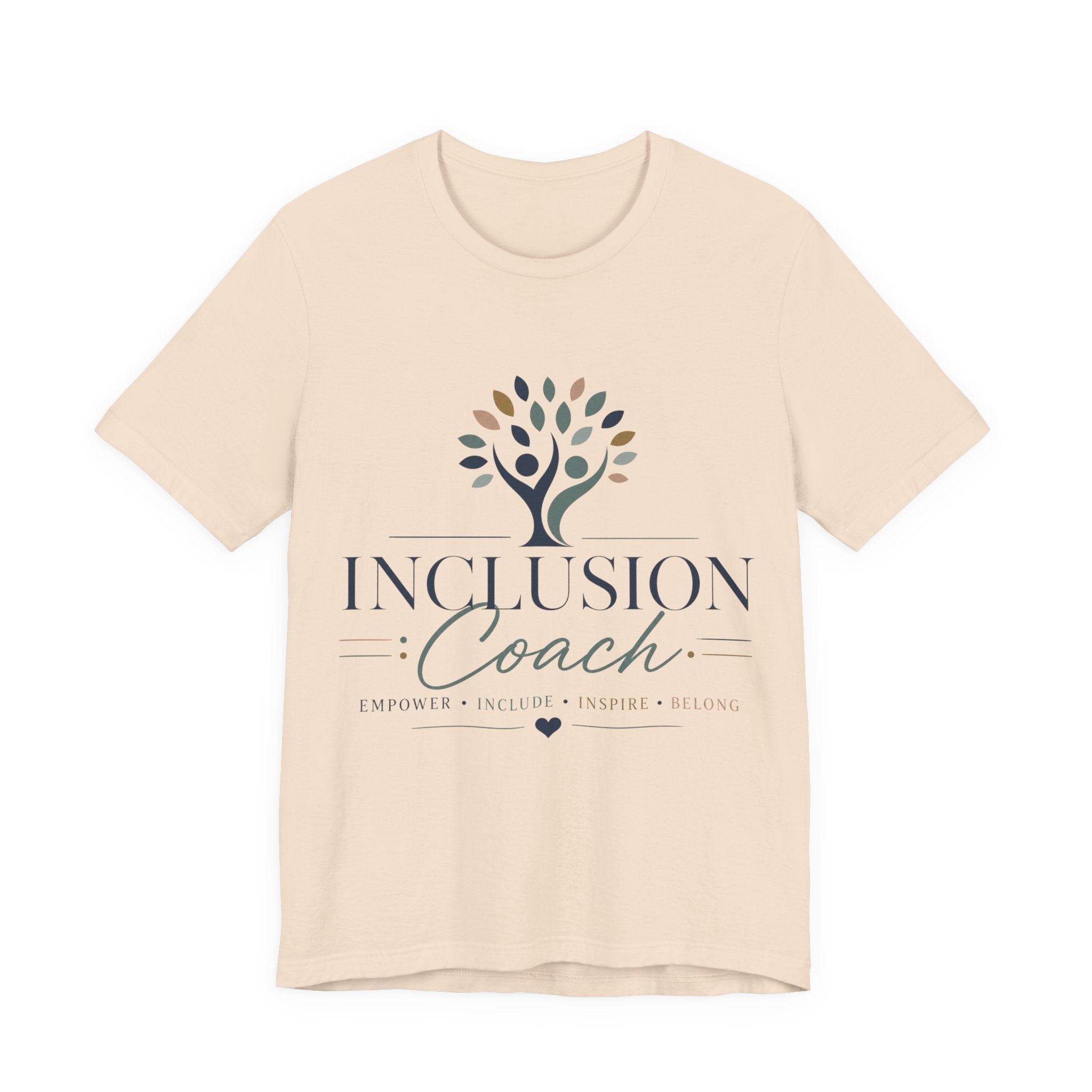 Inclusion Coach T-Shirt | Tree Logo, Empower Inclusivity, Diversity