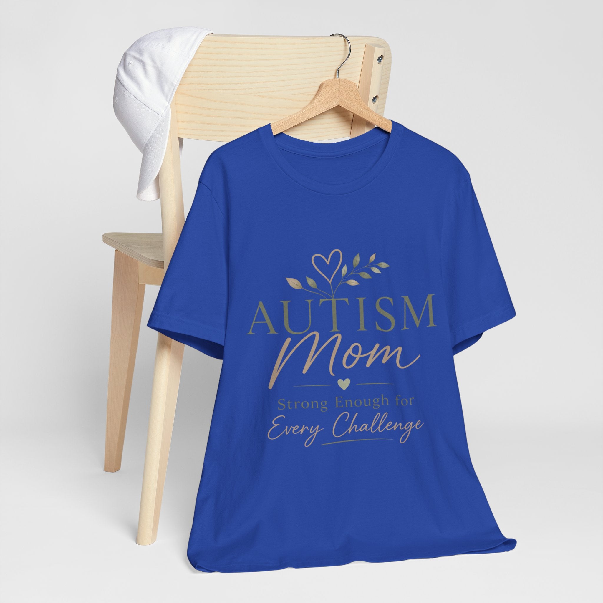 Autism Mom Shirt | Strong Enough for Every Challenge | Autism Acceptance Tee | Special Needs Mom Gift | Neurodiversity Shirt