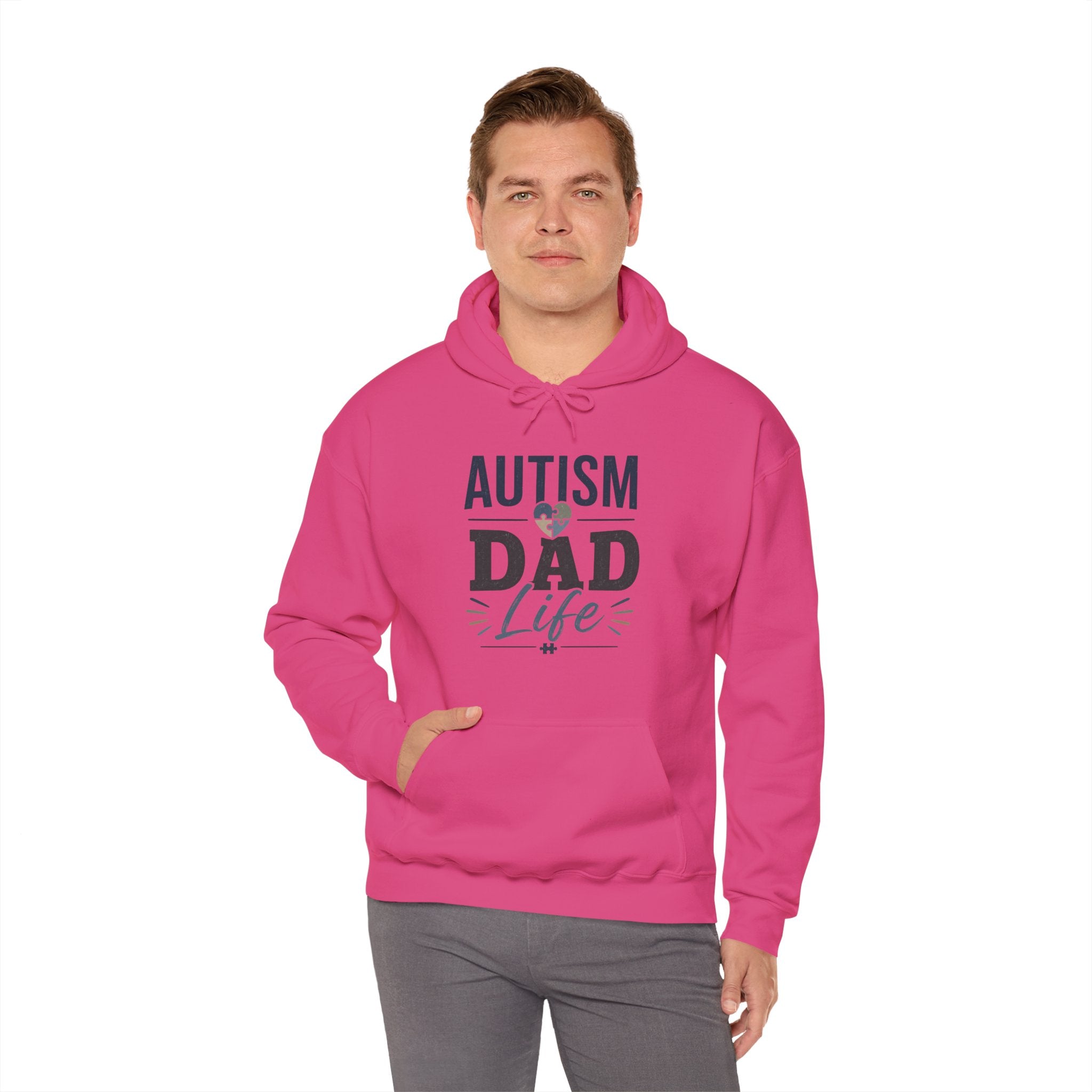 Autism Dad Life Hoodie | Autism Awareness Dad Sweatshirt