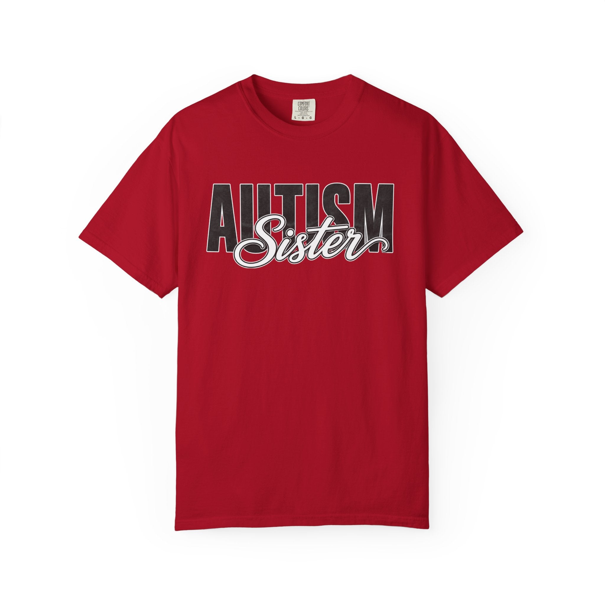 Autism Sister Shirt Proud Autism Sister T Shirt Autism Awareness Autism Acceptance Gift Puzzle Heart Special Needs Sibling Tee