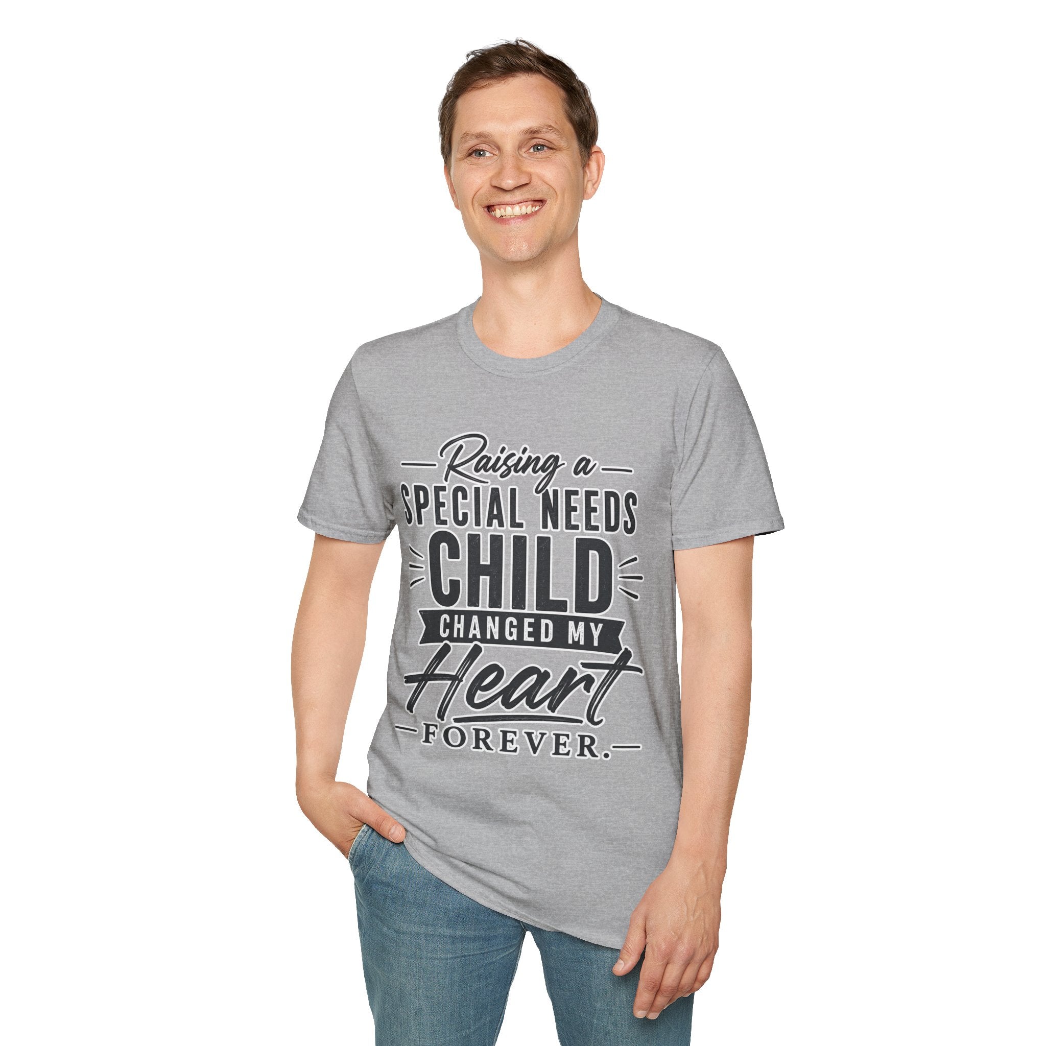 Raising a Special Needs Child T-Shirt — Supportive Special Needs Parent Awareness Tee
