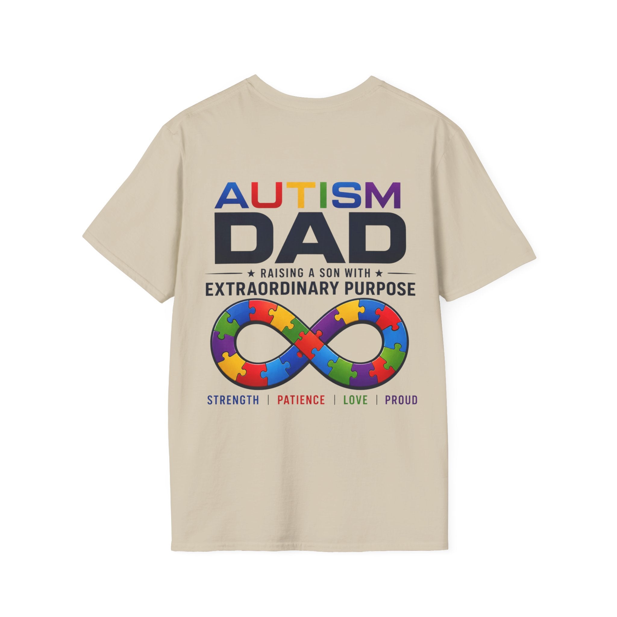 Autism Dad Shirt, Proud Dad Raising an Autistic Son Tee, Autism Acceptance T-Shirt, Special Needs Dad Gift, Autism Parent Shirt, Inclusion Apparel