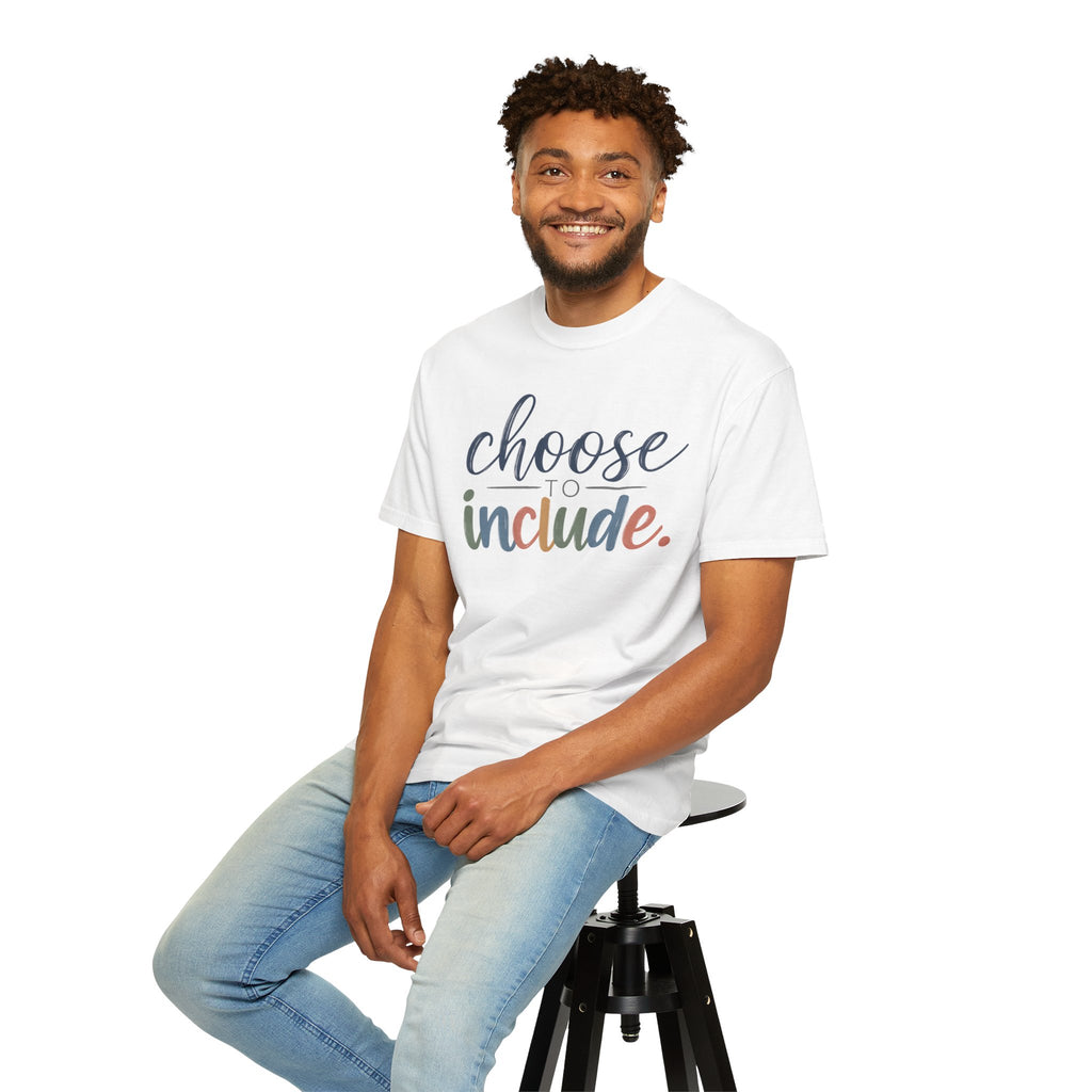 Choose To Include Shirt, Inclusion Pride Typography Tee, Autism Acceptance T-Shirt, Special Education Teacher Gift, Diversity Apparel