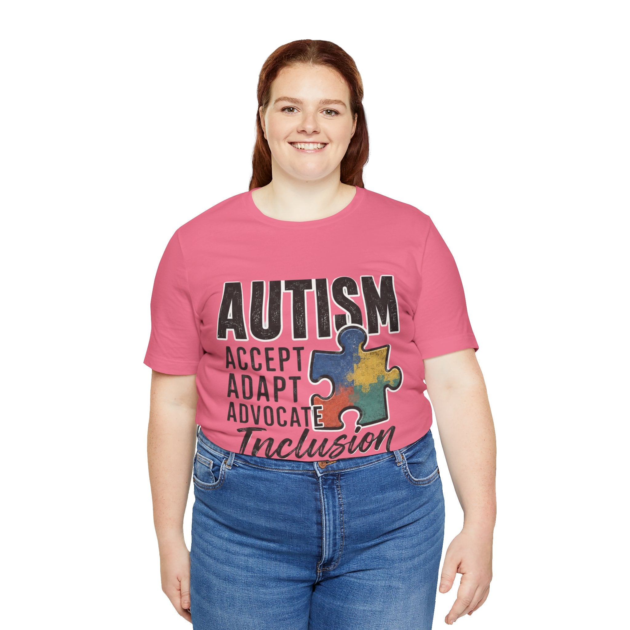 Autism Acceptance Shirt Inclusion Advocate T Shirt Puzzle Piece Tee Neurodiversity Awareness Special Needs Support Unisex Gift