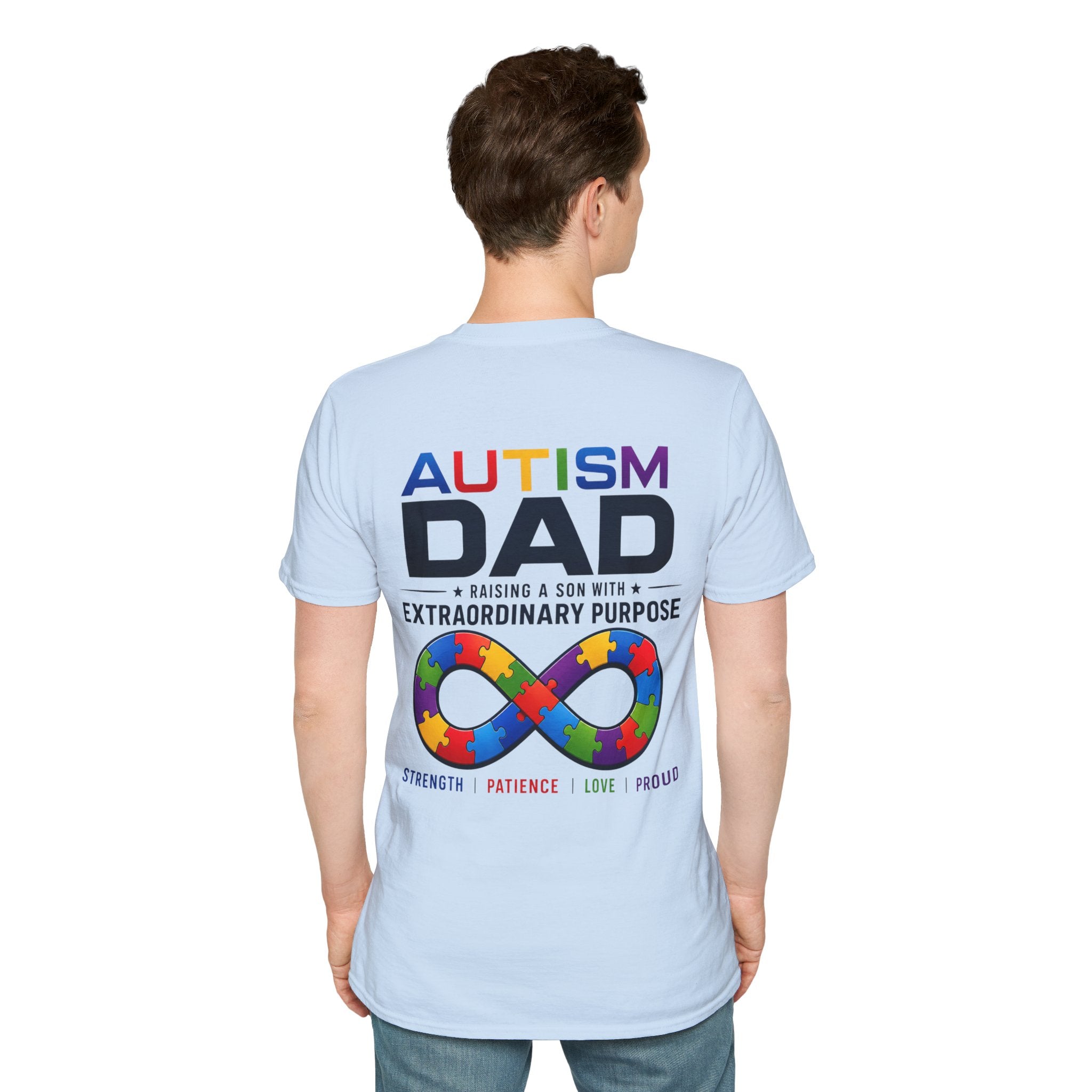 Autism Dad Shirt, Proud Dad Raising an Autistic Son Tee, Autism Acceptance T-Shirt, Special Needs Dad Gift, Autism Parent Shirt, Inclusion Apparel