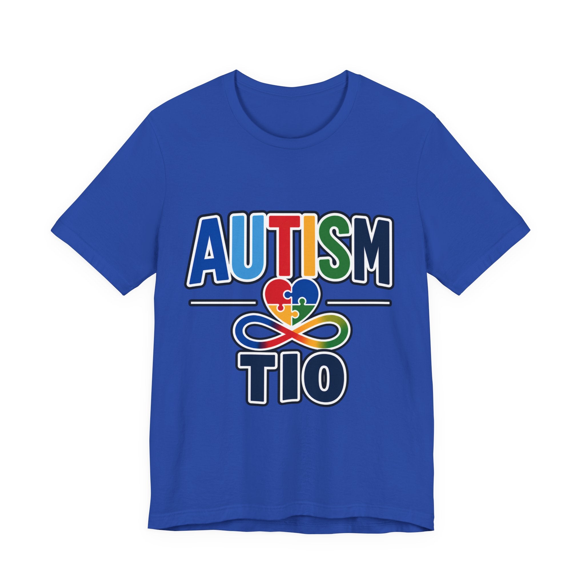 Autism Tio Shirt | Proud Autism Uncle T-Shirt | Spanish Tío Puzzle Heart Infinity Design | Autism Awareness & Acceptance Gift