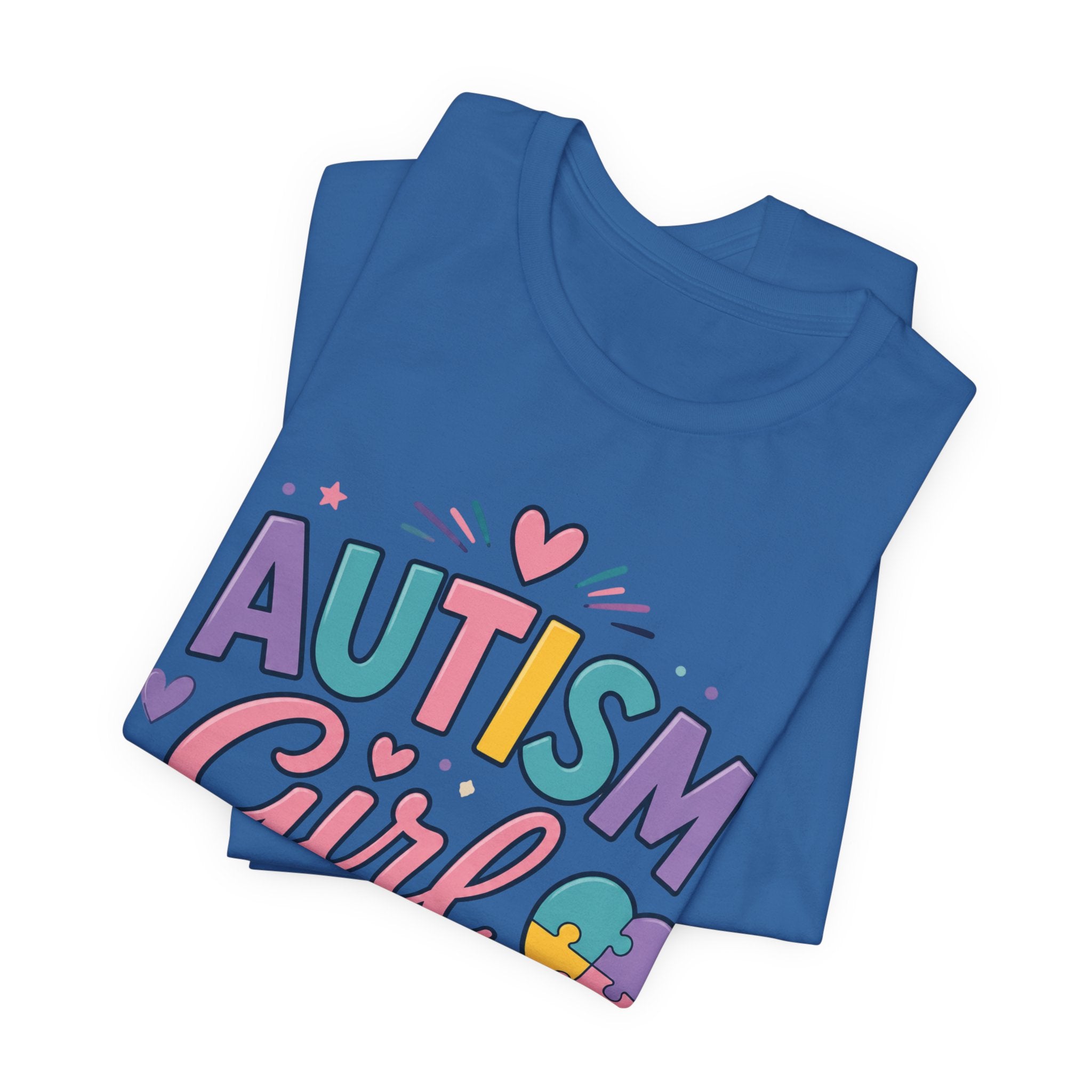 Autism Girl Mom T-Shirt | Puzzle Heart Mom Tee, Neurodiversity Support
