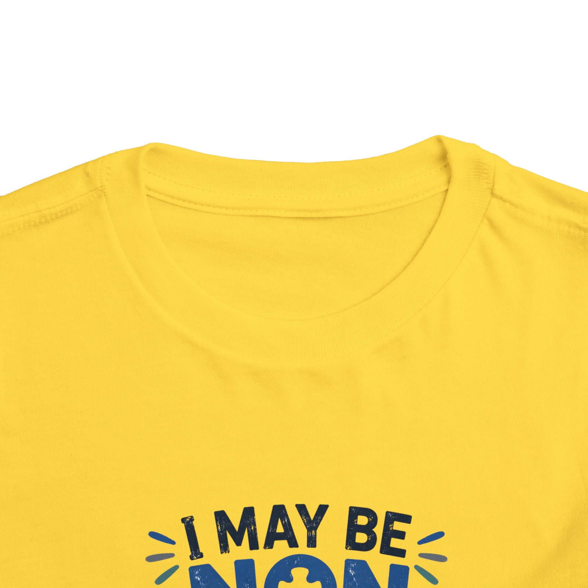 I May Be Nonverbal But My Mom's Not toddler tee | Autism Awareness shirt