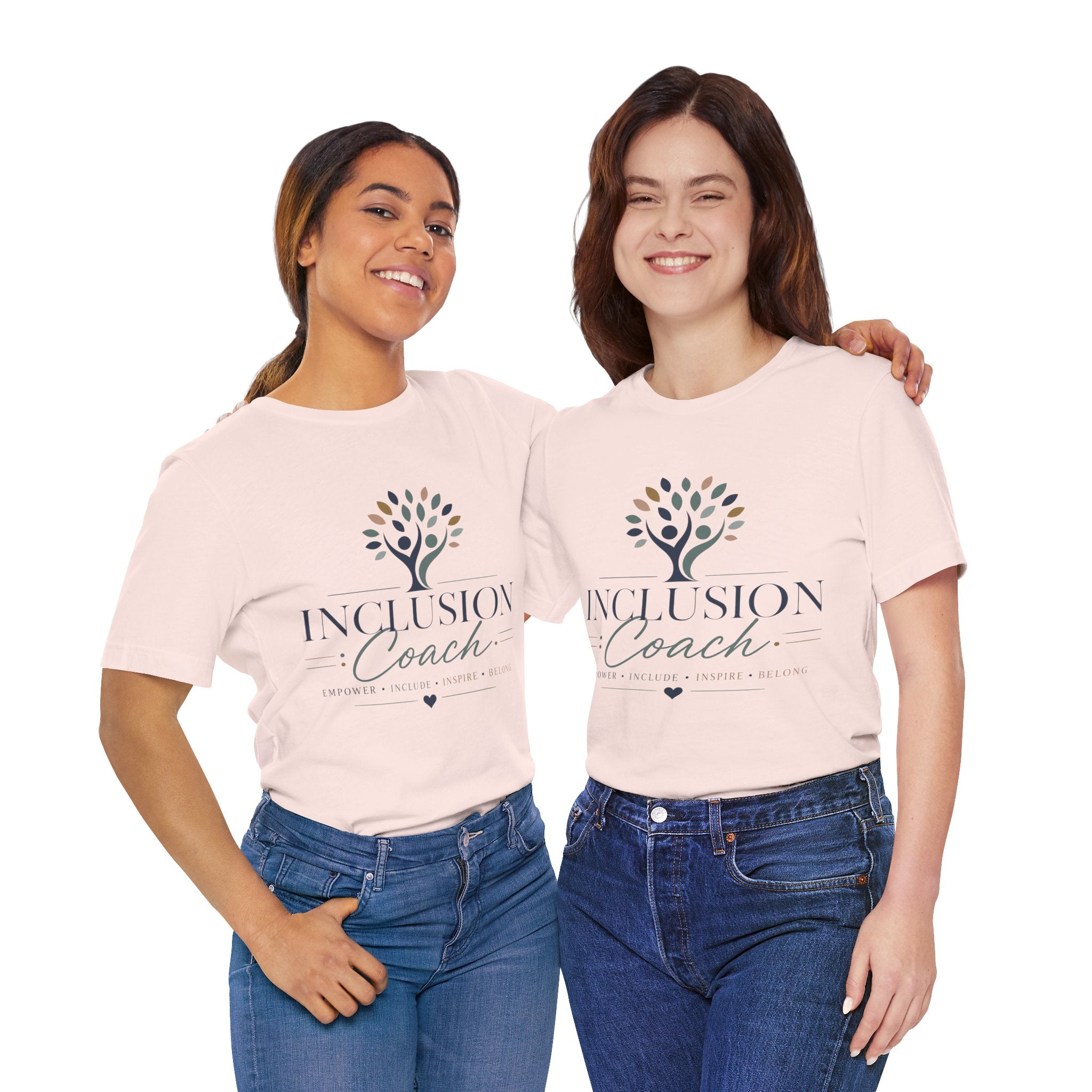Inclusion Coach T-Shirt | Tree Logo, Empower Inclusivity, Diversity