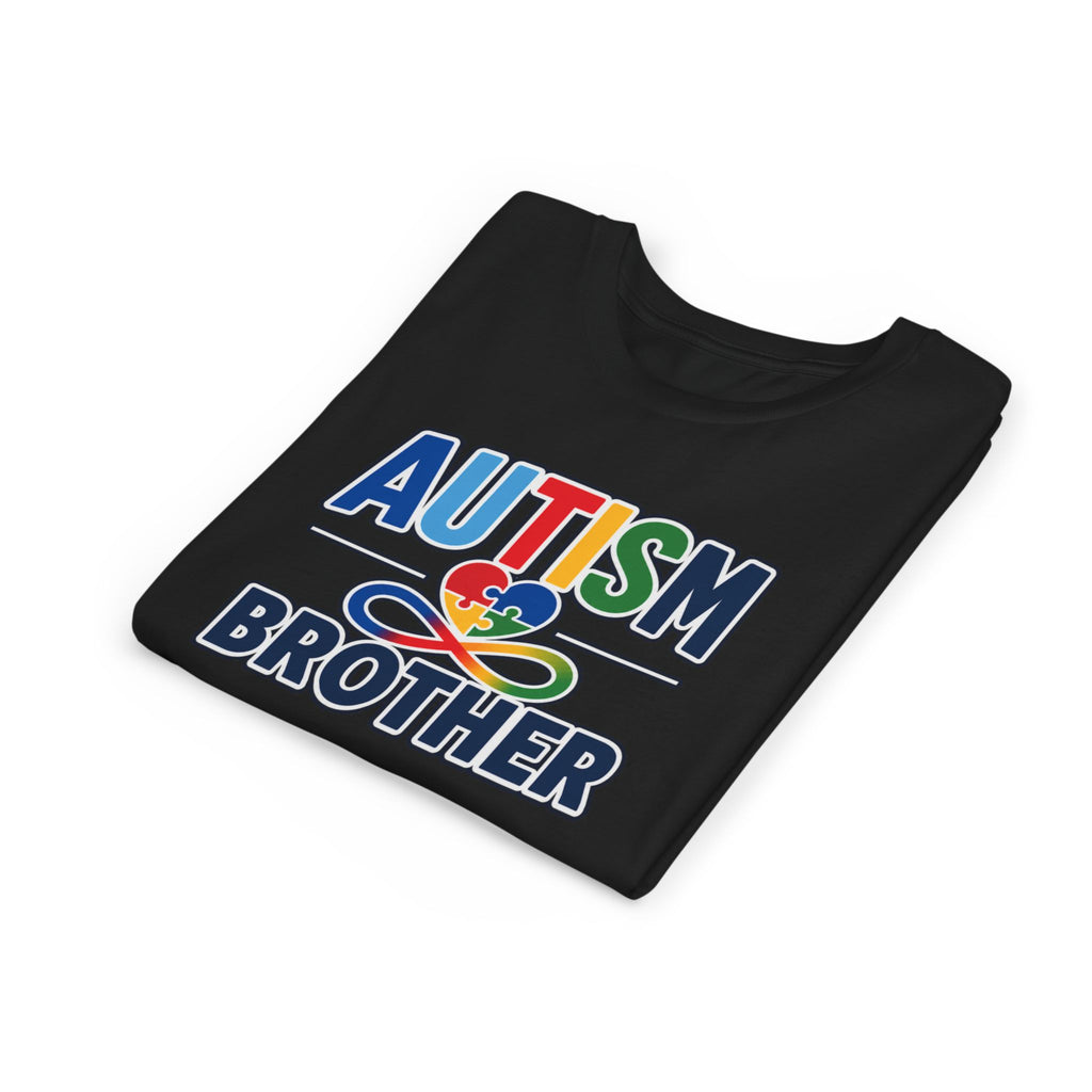 Autism Brother Youth Tee | Puzzle Heart Infinity Awareness Shirt
