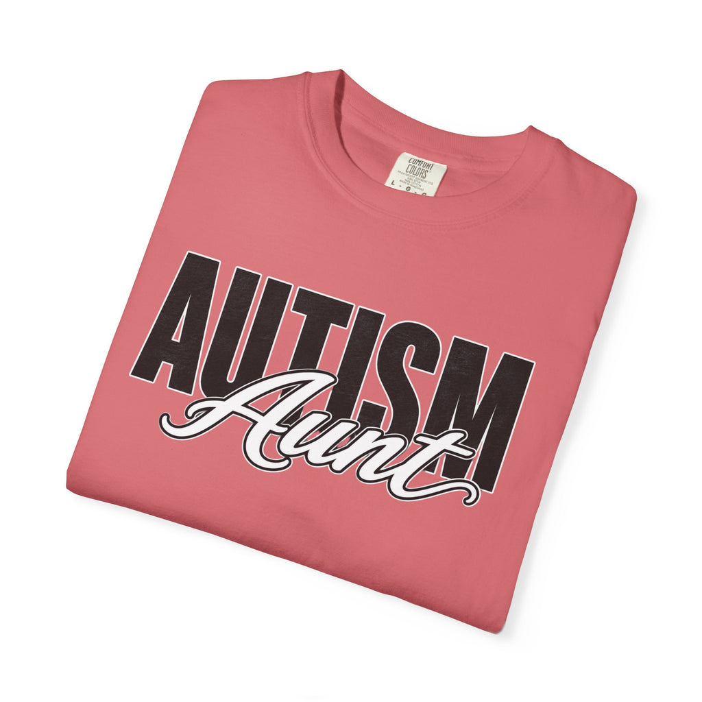Autism Aunt Shirt Proud Autism Aunt T Shirt Autism Awareness Autism Acceptance Gift Puzzle Heart Special Needs Family Tee