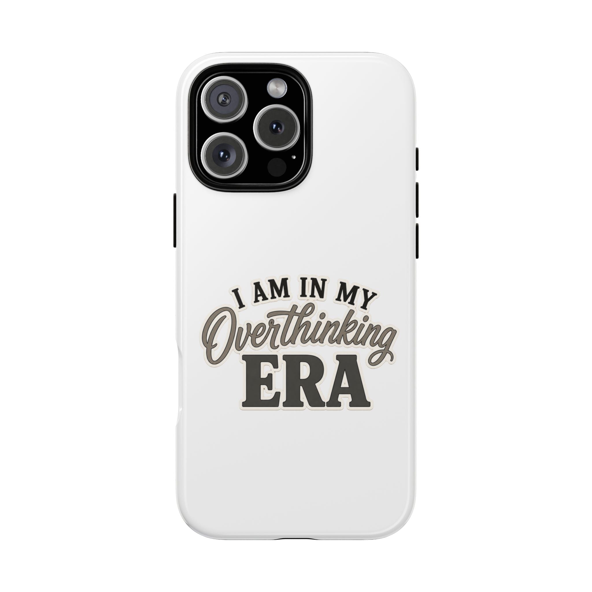 I Am In My Overthinking Era Phone Case Funny Anxiety Phone Case ADHD Tough Case Mental Health Gift Neurodivergent iPhone Samsung Case