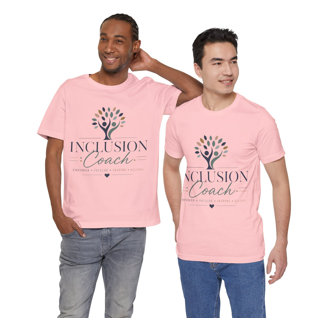 Inclusion Coach T-Shirt | Tree Logo, Empower Inclusivity, Diversity
