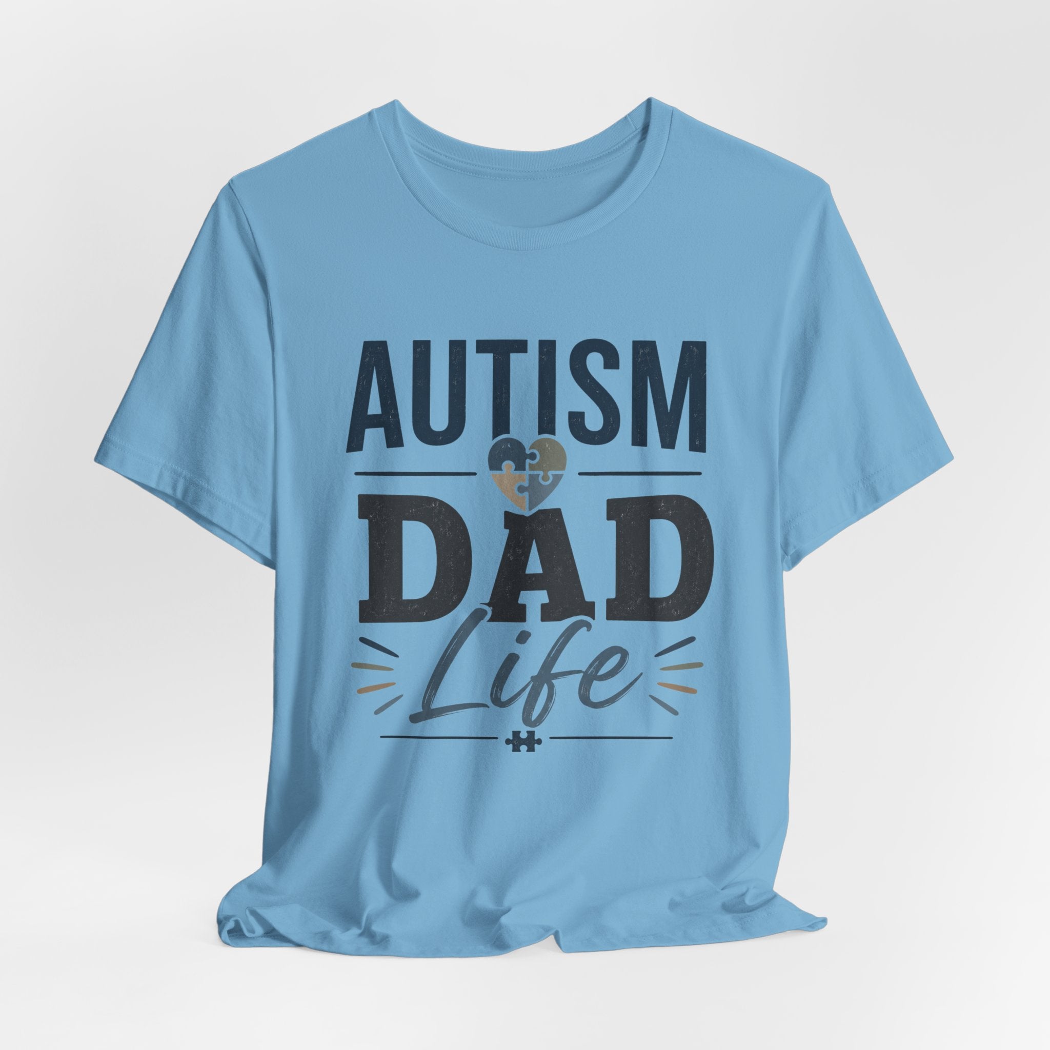 Autism Dad Life Shirt Autism Dad T Shirt Proud Autism Father Gift Autism Awareness Shirt Special Needs Dad Tee Puzzle Heart Design