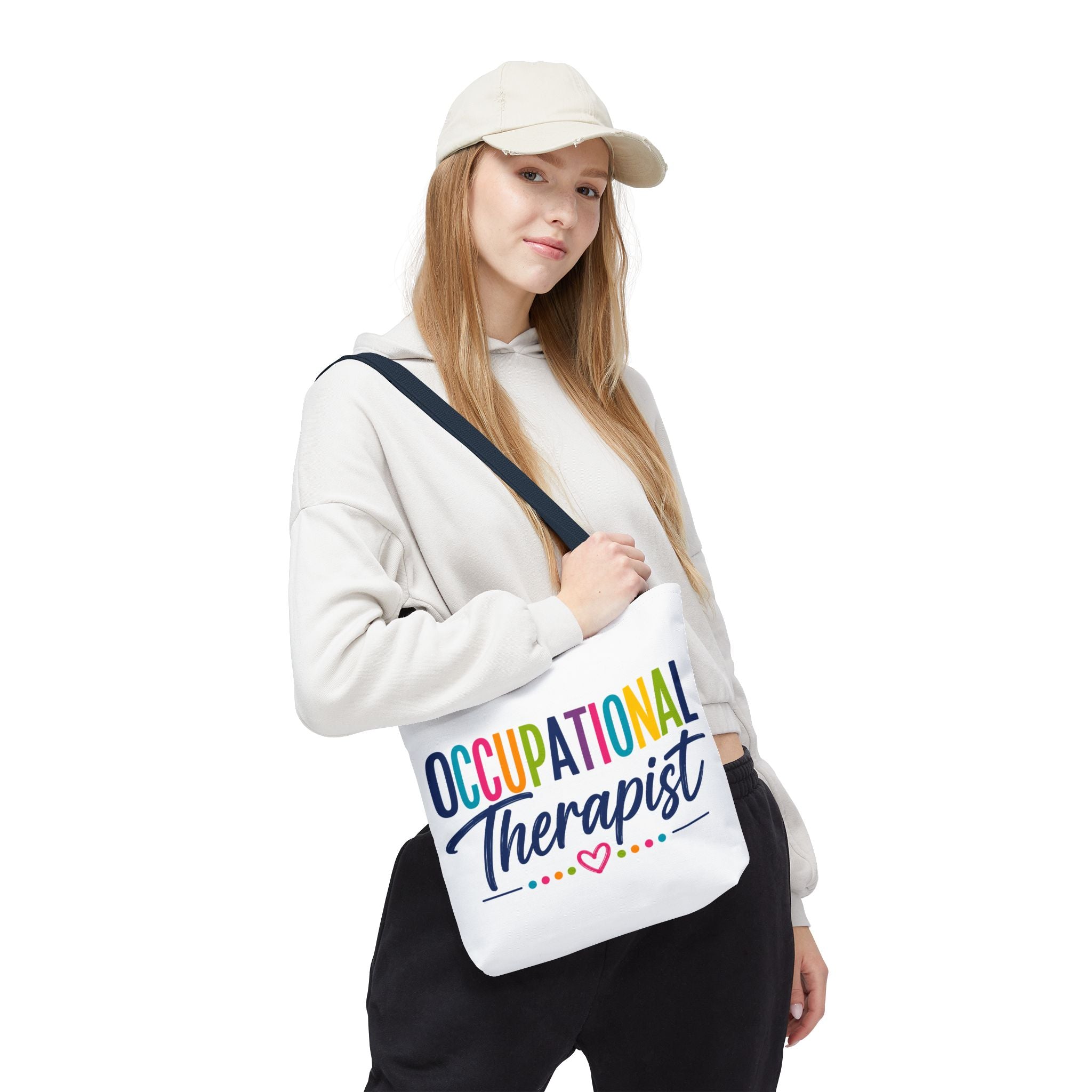 Occupational Therapist Tote Bag | Rainbow Script Healthcare Professional