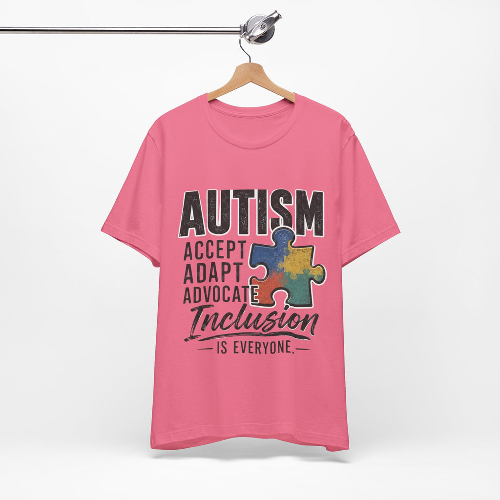 Autism Acceptance Shirt Inclusion Advocate T Shirt Puzzle Piece Tee Neurodiversity Awareness Special Needs Support Unisex Gift