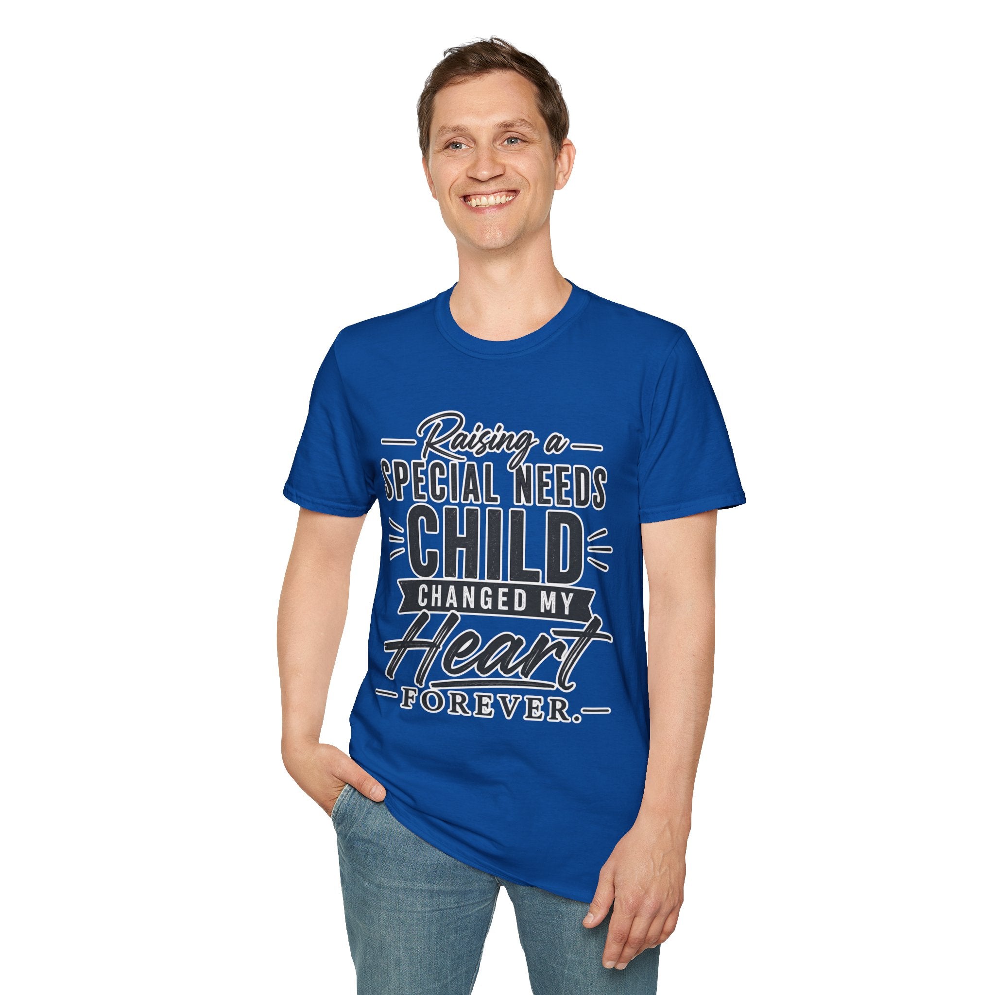 Raising a Special Needs Child T-Shirt — Supportive Special Needs Parent Awareness Tee