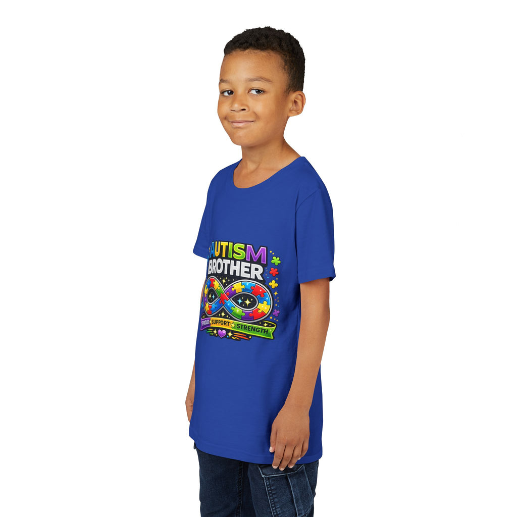 Autism Brother Shirt | Autism Sibling Tee | Infinity Puzzle Shirt | Proud Support Strength | Autism Acceptance Gift for Brother