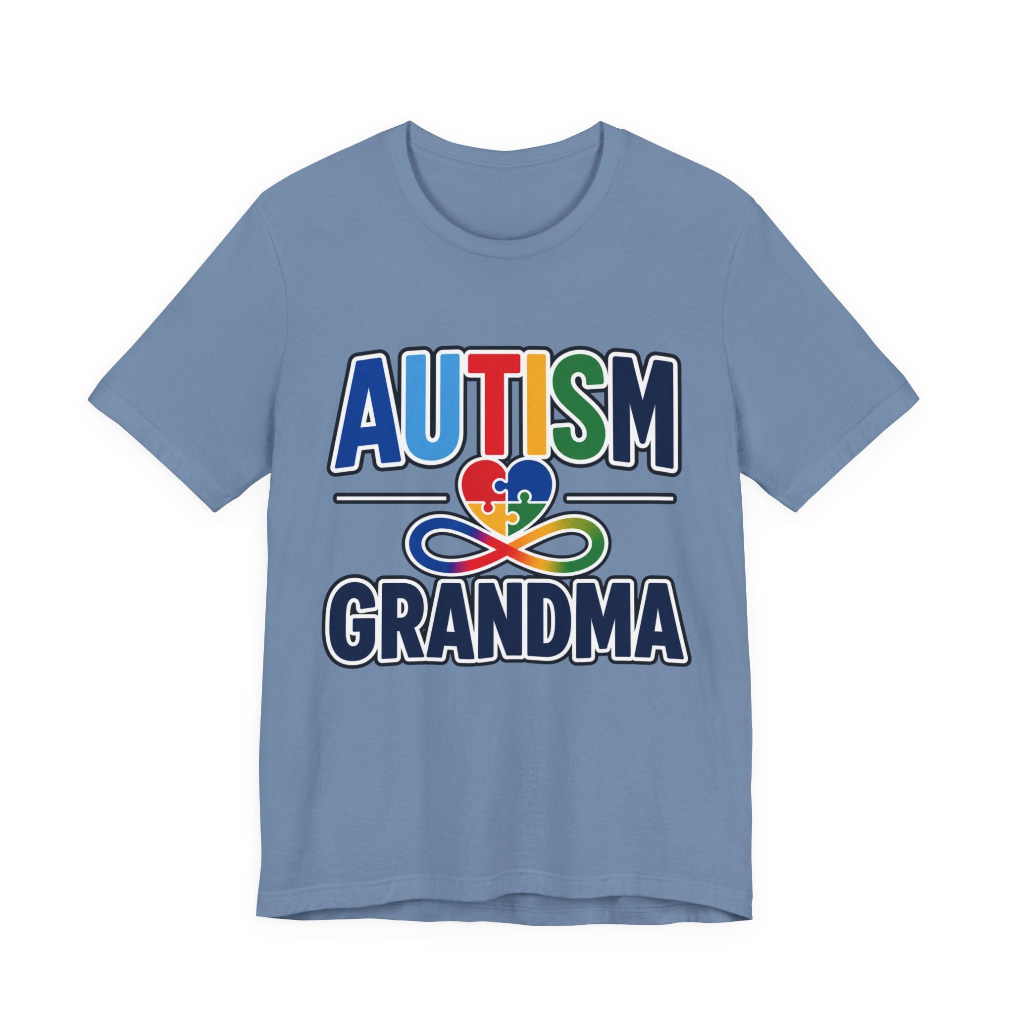 Autism Grandma Shirt | Puzzle Heart Infinity T-Shirt | Proud Autism Grandma Tee | Autism Awareness & Acceptance Gift
