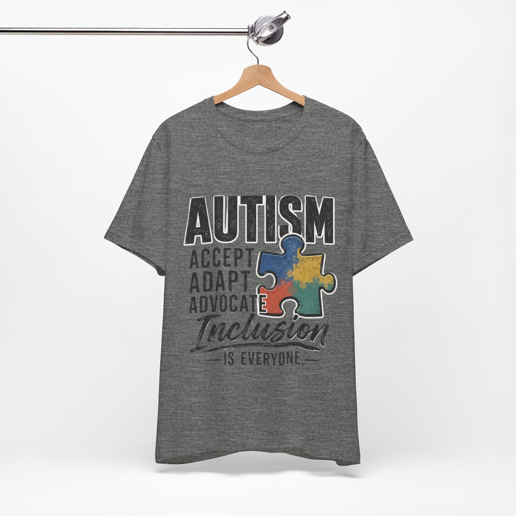 Autism Acceptance Shirt Inclusion Advocate T Shirt Puzzle Piece Tee Neurodiversity Awareness Special Needs Support Unisex Gift