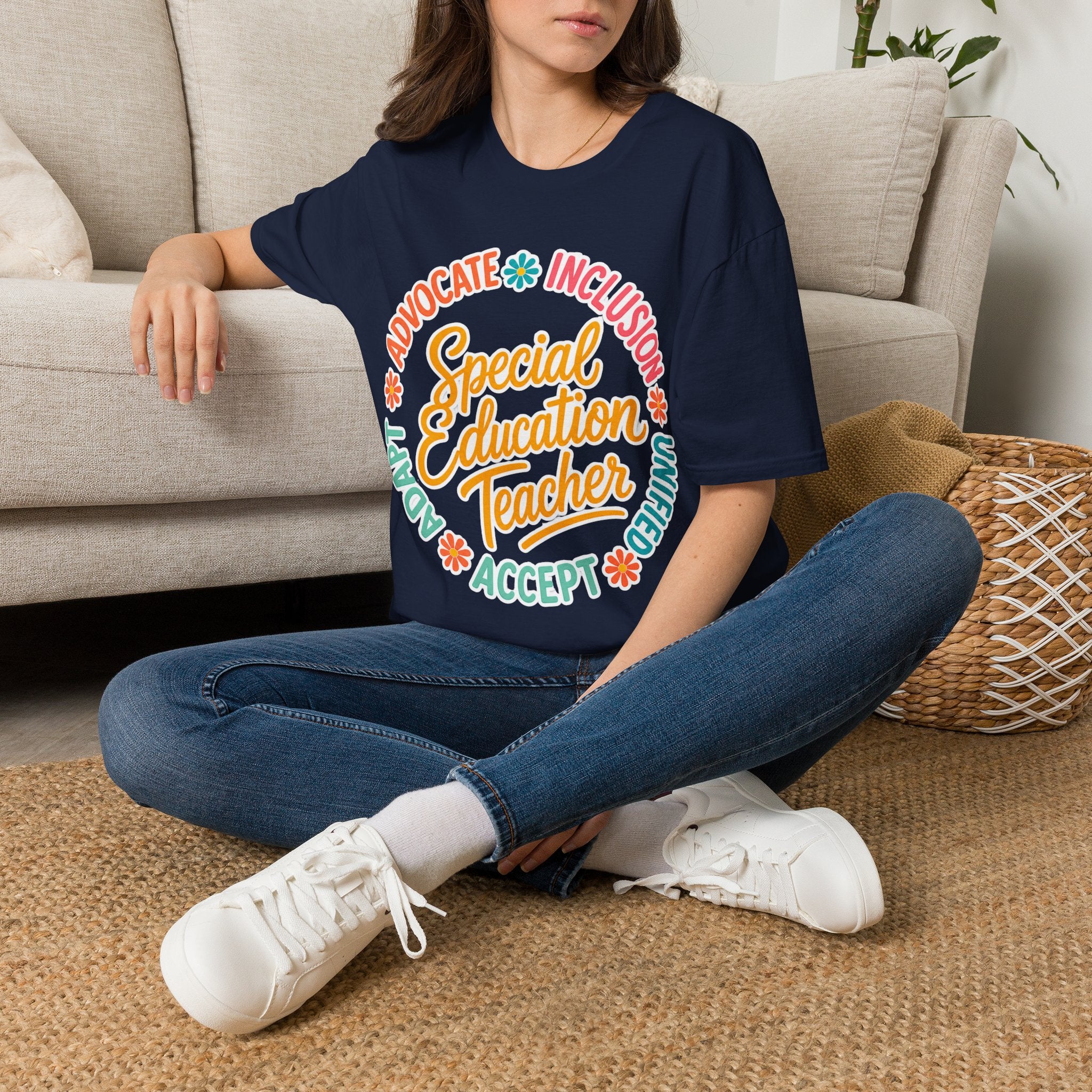 Special Education Teacher Shirt Advocate Inclusion Acceptance T Shirt  Teacher Gift Autism Awareness Inclusive Classroom Tee