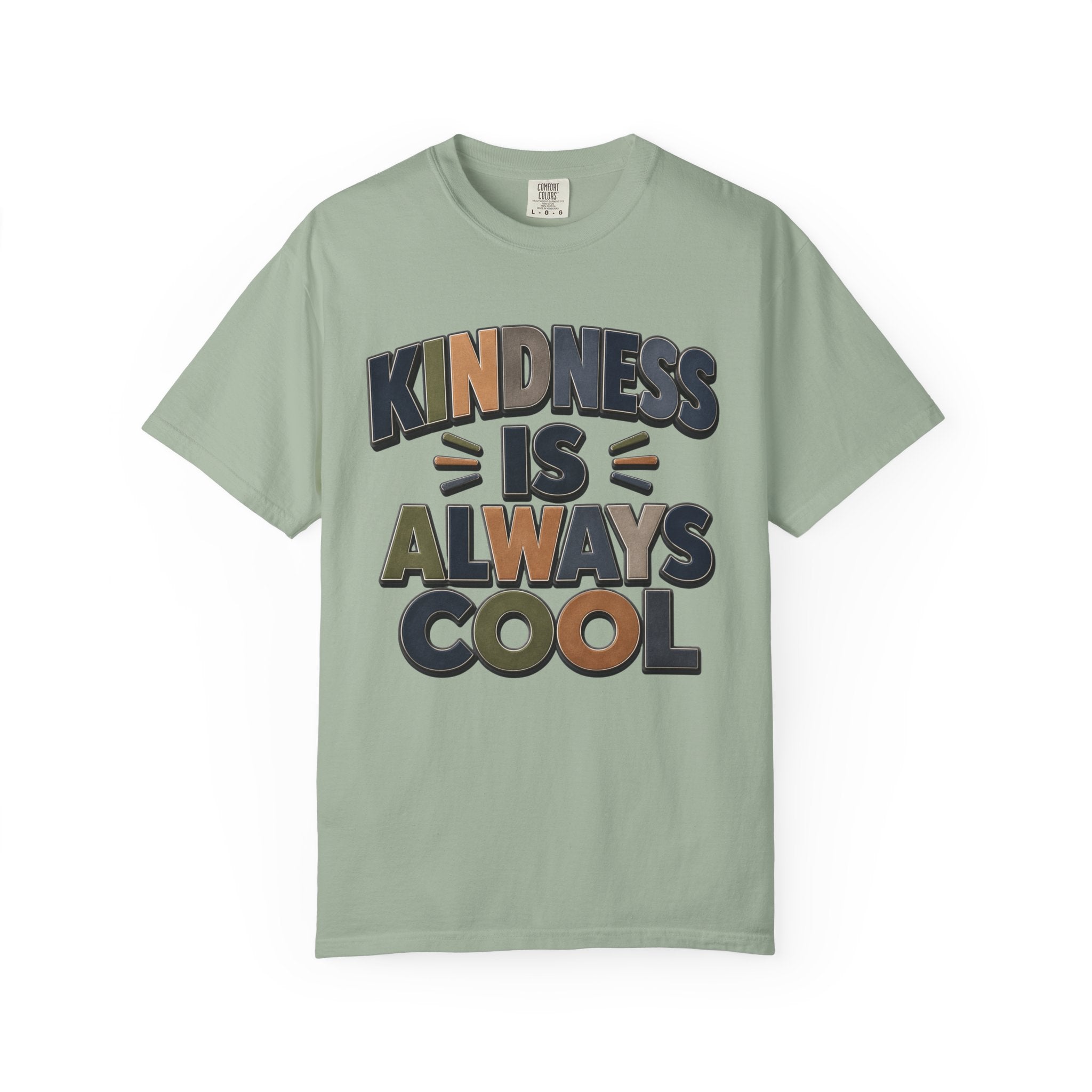 Kindness Is Always Cool T-Shirt | Retro Bold Lettering, Positive Message