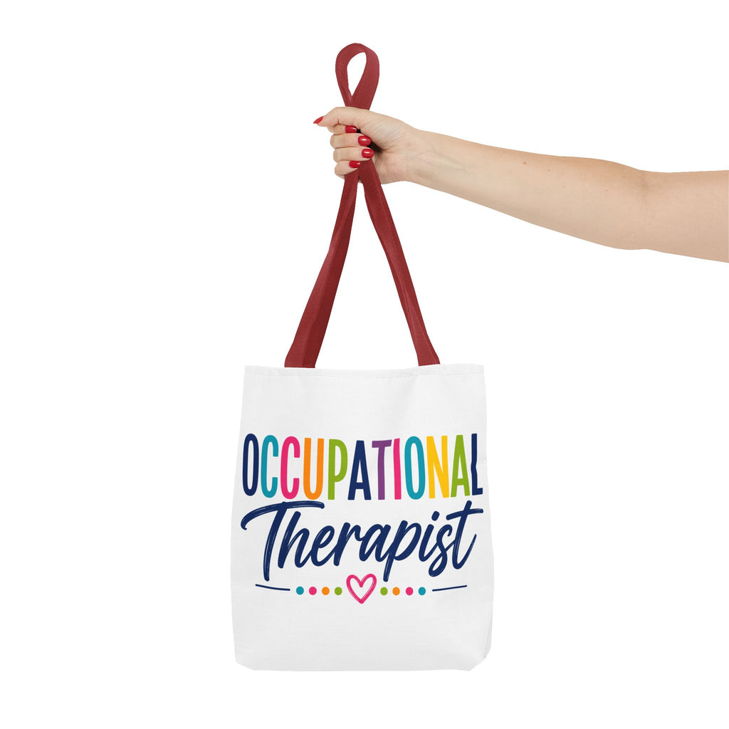 Occupational Therapist Tote Bag | Rainbow Script Healthcare Professional