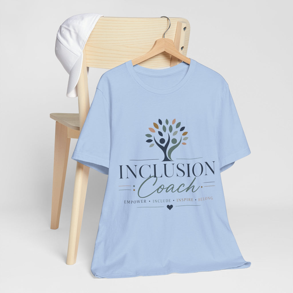 Inclusion Coach T-Shirt | Tree Logo, Empower Inclusivity, Diversity