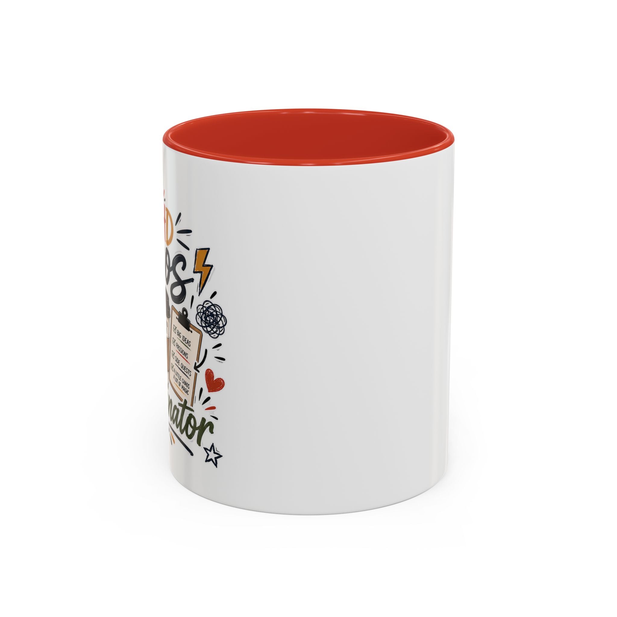 ADHD Chaos Coordinator Mug | Funny ADHD Coffee Mug | Mental Health Awareness Cup | Ceramic Coffee Mug for Moms, Teachers & ADHD Lovers