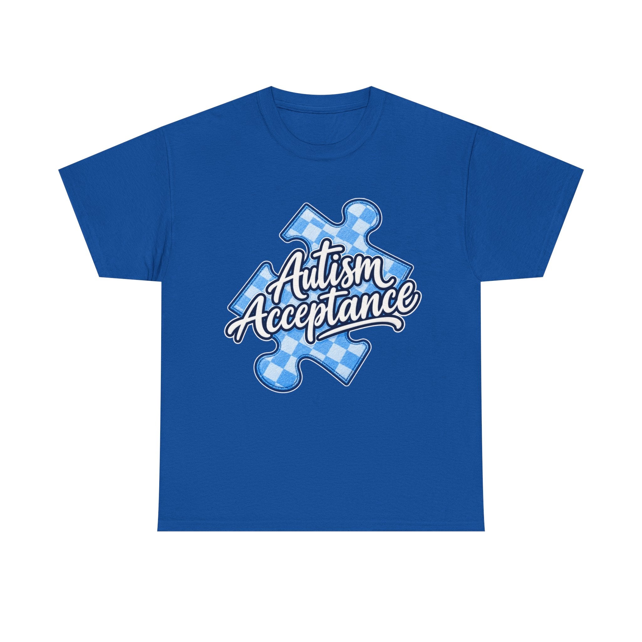 Autism Acceptance Puzzle Piece T-Shirt, Awareness Support Tee, Autism Advocate Shirt, Neurodiversity Gift, Autism Family Apparel