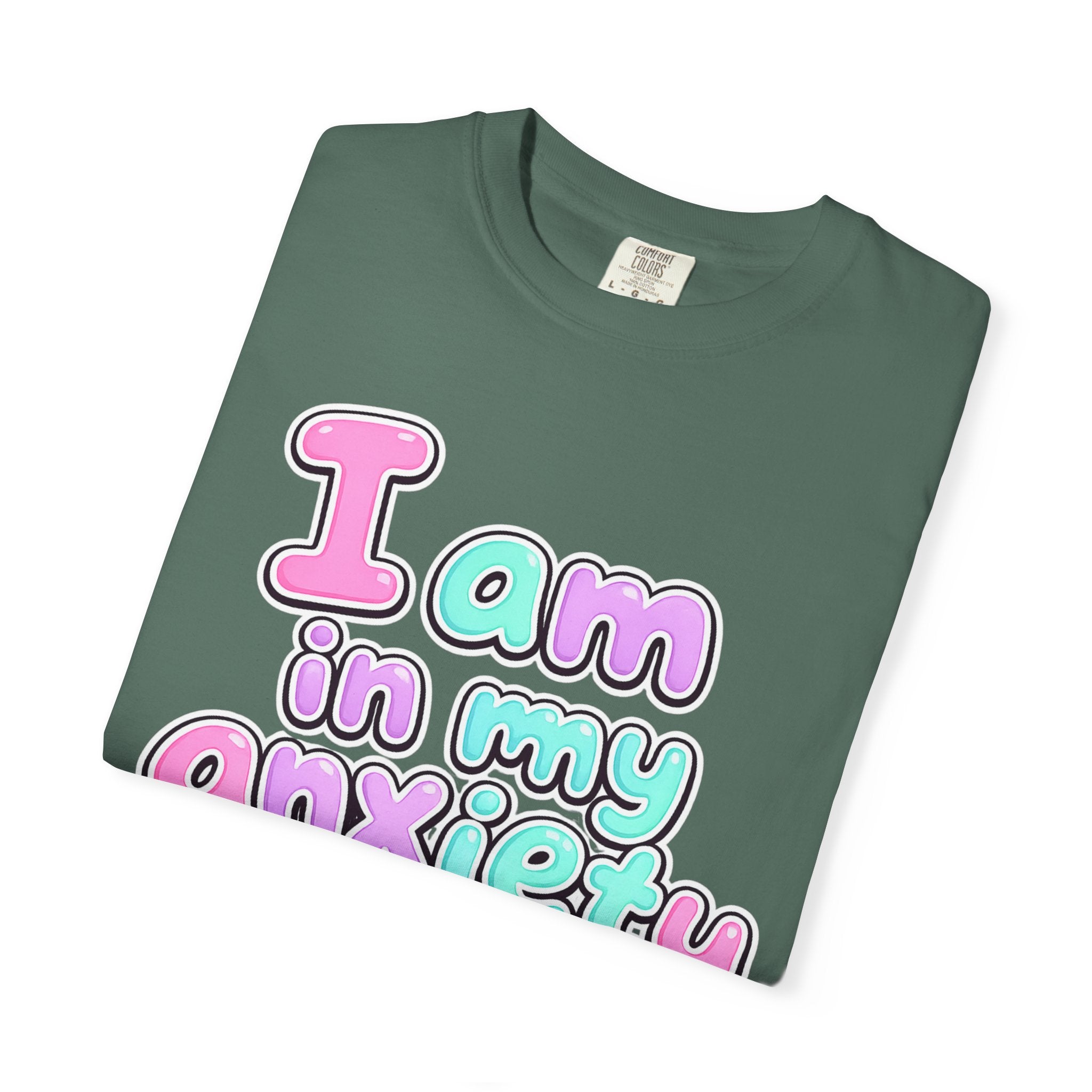 I Am In My Anxiety Era Shirt Anxiety Awareness T Shirt Mental Health Tee Cute Pastel Graphic Shirt Self Care Gift Unisex Apparel