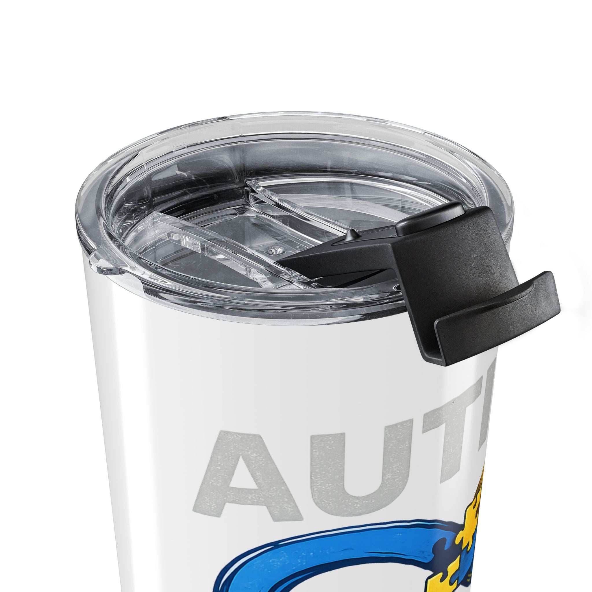 Autism Awareness 20oz Tumbler | Accept Adapt Advocate Travel Mug | Autism Acceptance Gift | Insulated Stainless Steel Cup