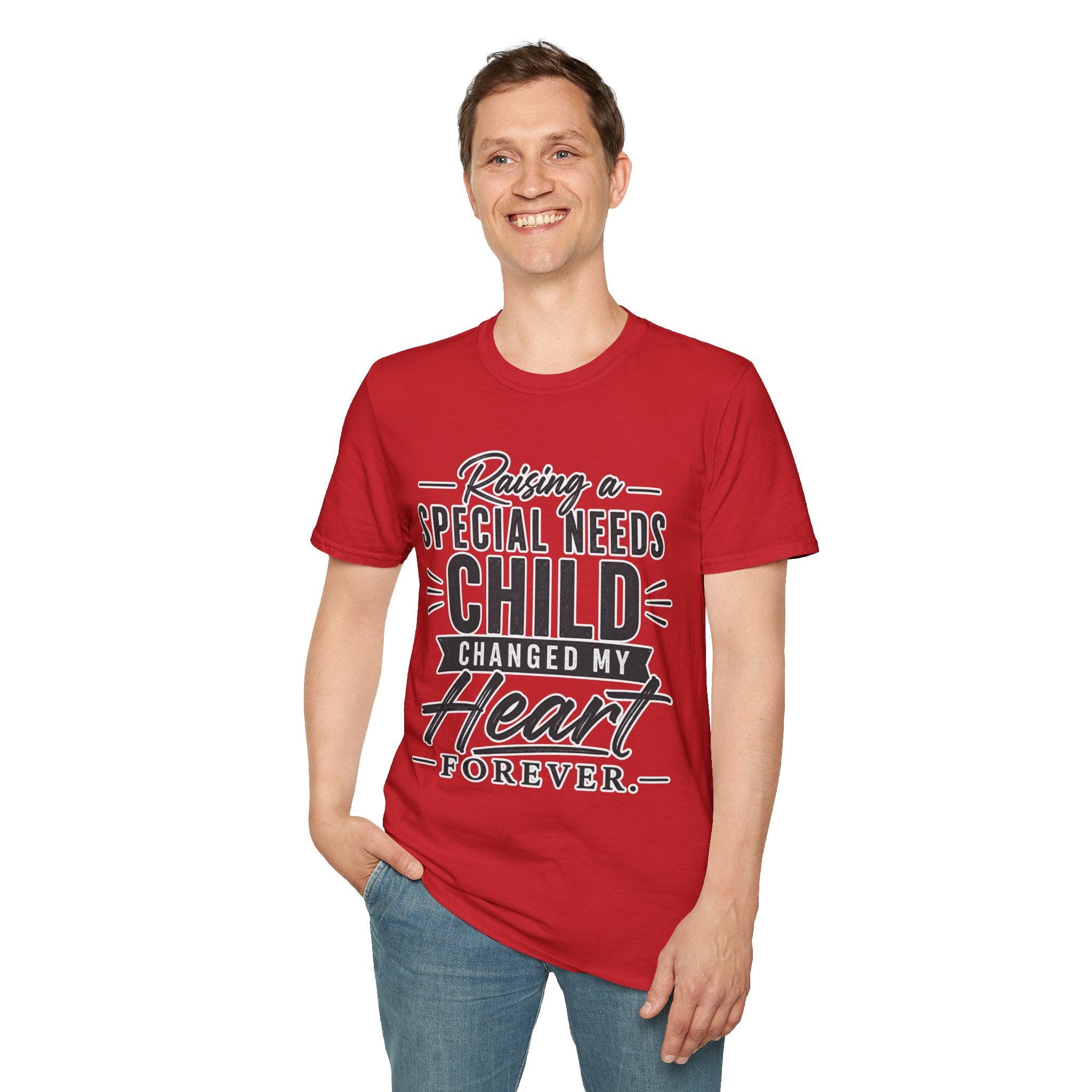 Raising a Special Needs Child T-Shirt — Supportive Special Needs Parent Awareness Tee