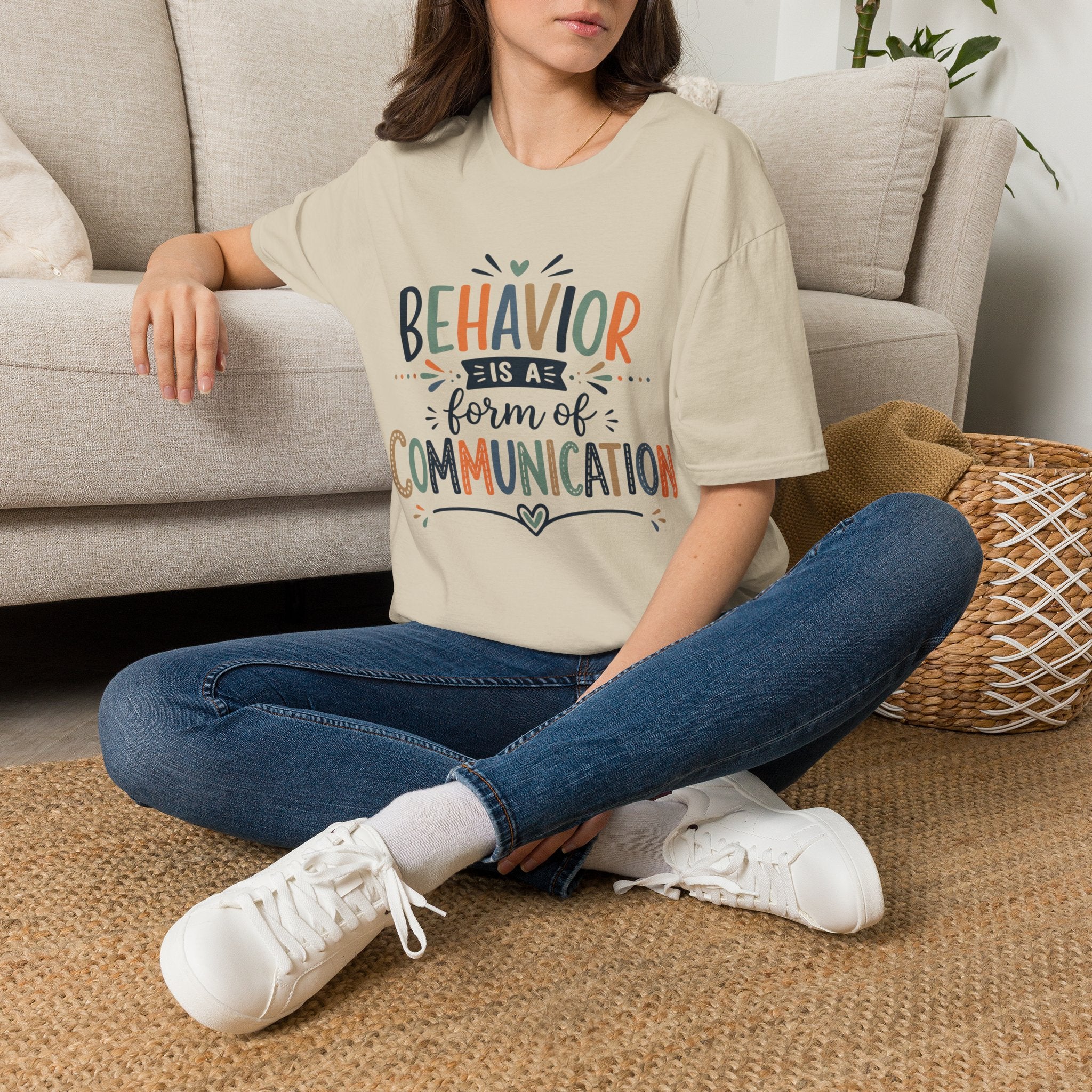 Behavior Is A Form Of Communication Shirt Special Education Teacher T Shirt Mental Health Autism ADHD Behavior Support Tee
