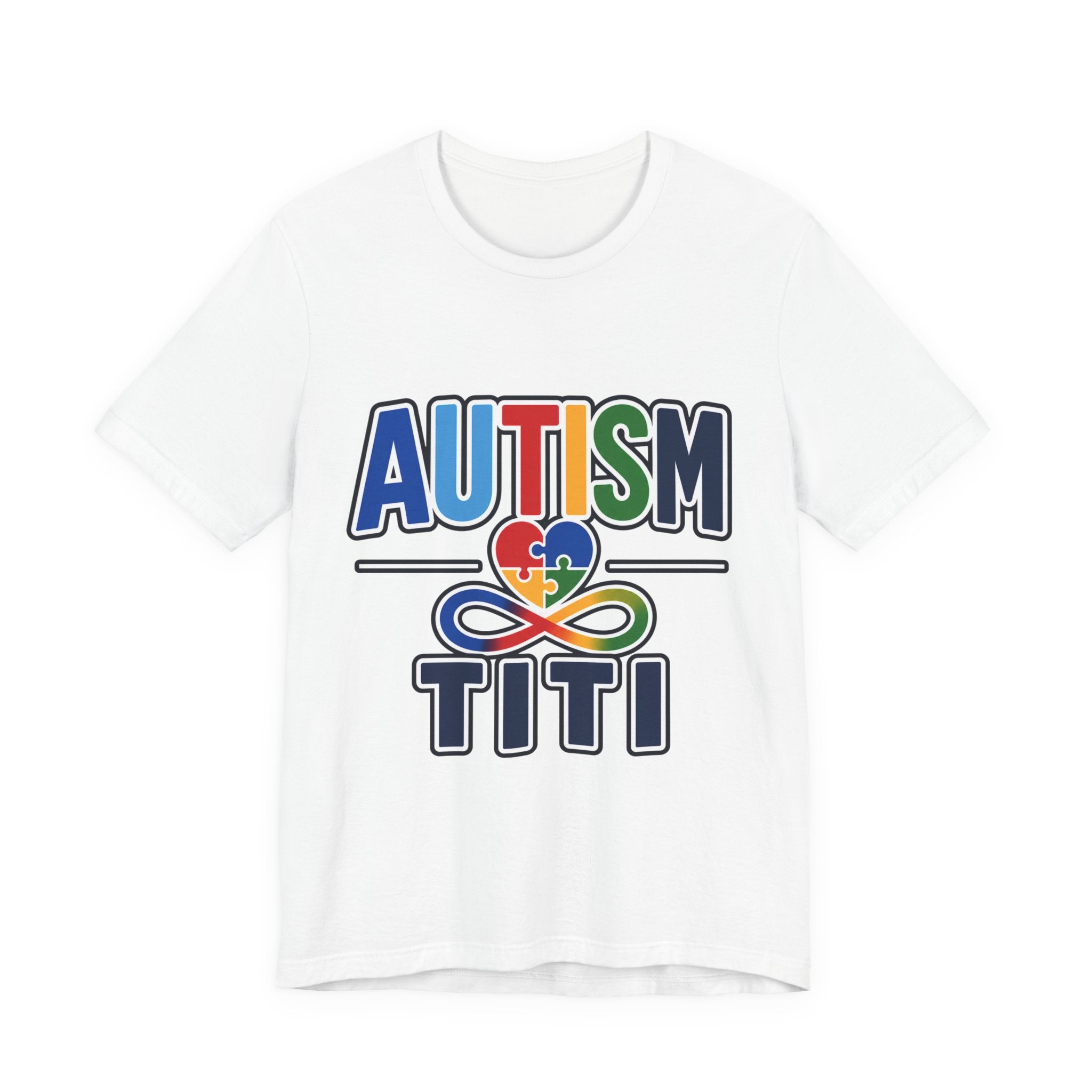 Autism Titi Shirt | Proud Autism Aunt T-Shirt | Spanish Tía Puzzle Heart Infinity Design | Autism Awareness & Acceptance Gift