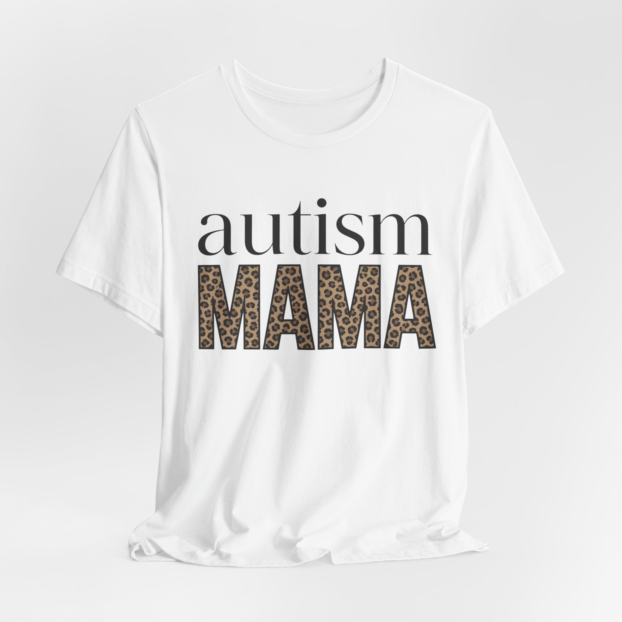 Autism MAMA Leopard Print Tee | Autism Awareness Shirt