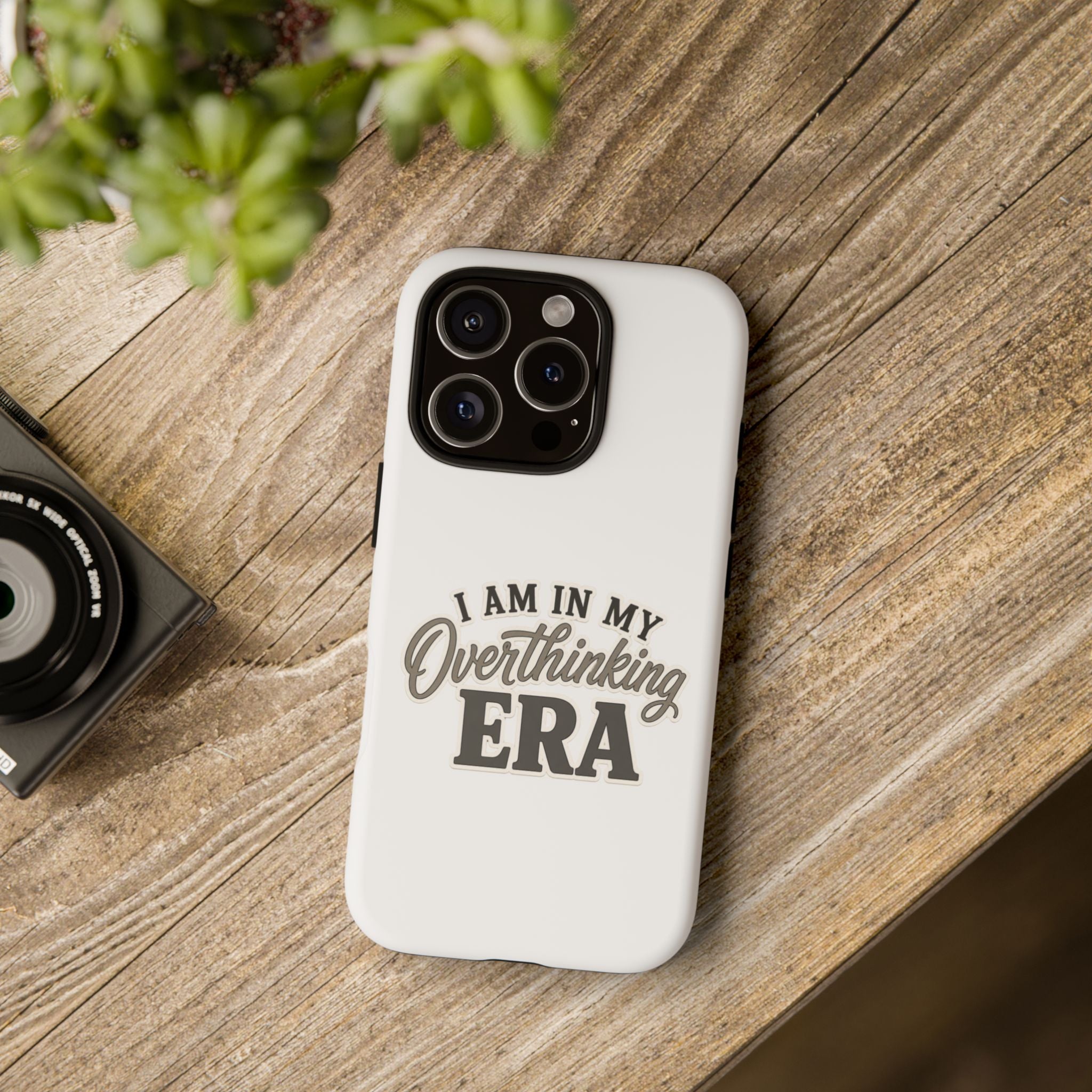 I Am In My Overthinking Era Phone Case Funny Anxiety Phone Case ADHD Tough Case Mental Health Gift Neurodivergent iPhone Samsung Case