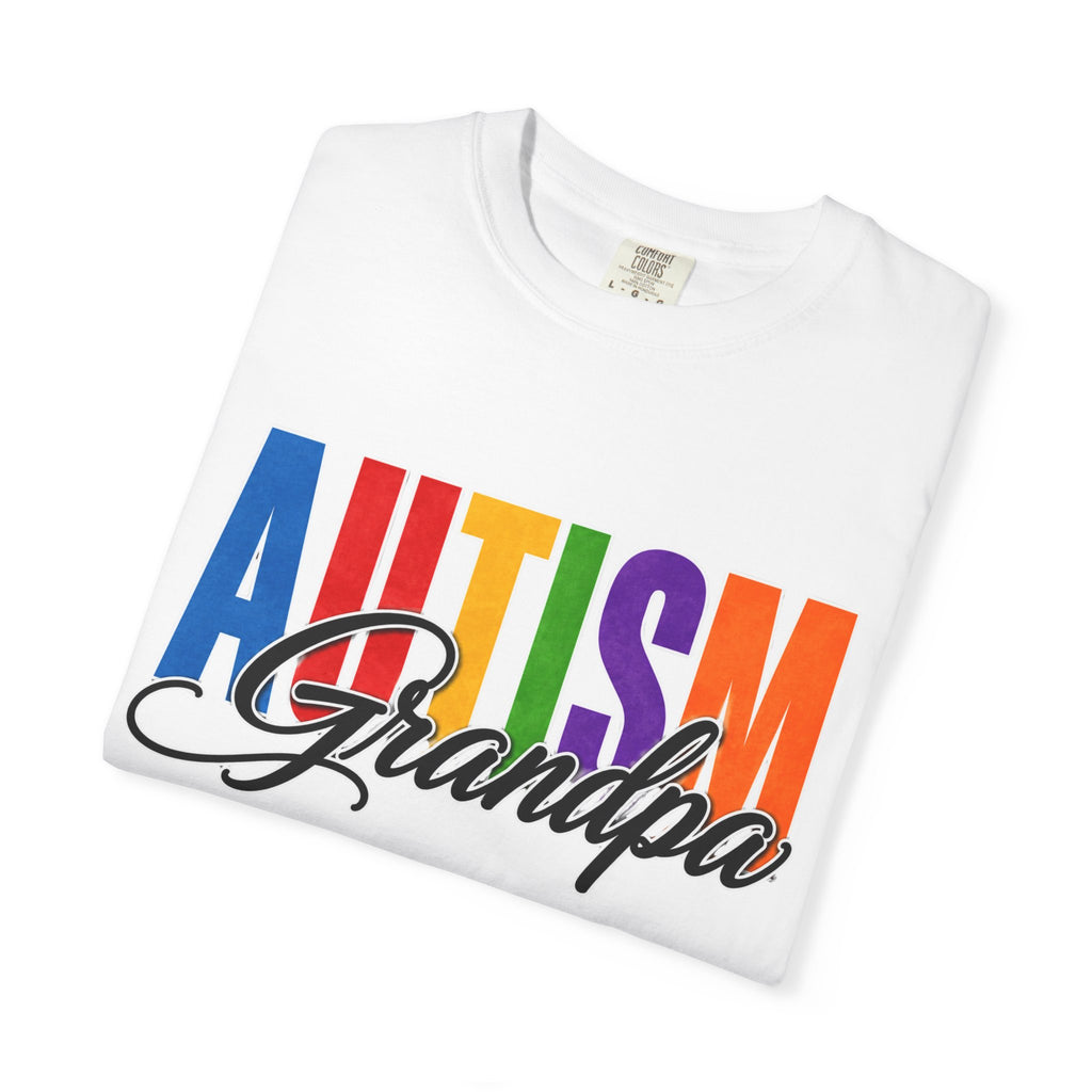 Autism Grandpa Shirt Proud Autism Grandpa T Shirt Autism Awareness Autism Acceptance Gift Puzzle Heart Special Needs Grandpa Tee