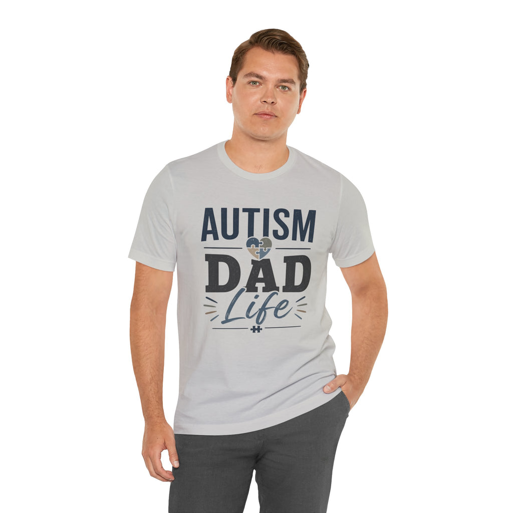 Autism Dad Life Shirt Autism Dad T Shirt Proud Autism Father Gift Autism Awareness Shirt Special Needs Dad Tee Puzzle Heart Design
